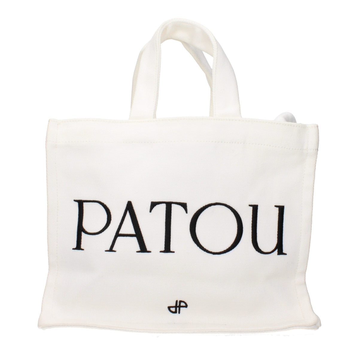 Elevate your style with the Patou White Fabric Handbag, a timeless blend of elegance and versatility, embodying luxury for every occasion.