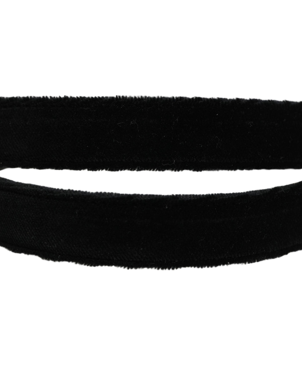 Dolce & Gabbana Black Velvet Belt - A Touch of Luxe Elegance