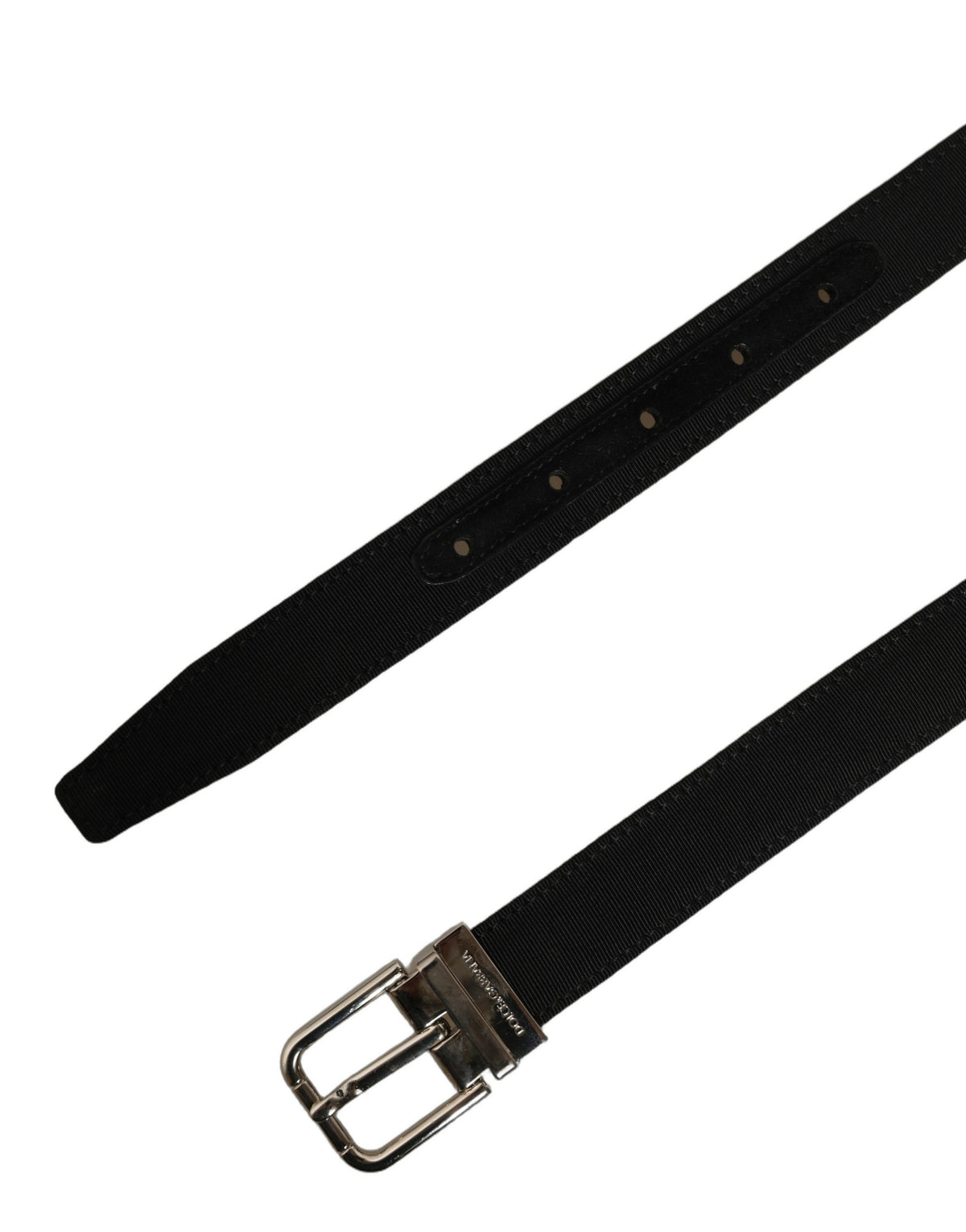 Dolce & Gabbana Black Leather Buckle Belt - Timeless Luxury