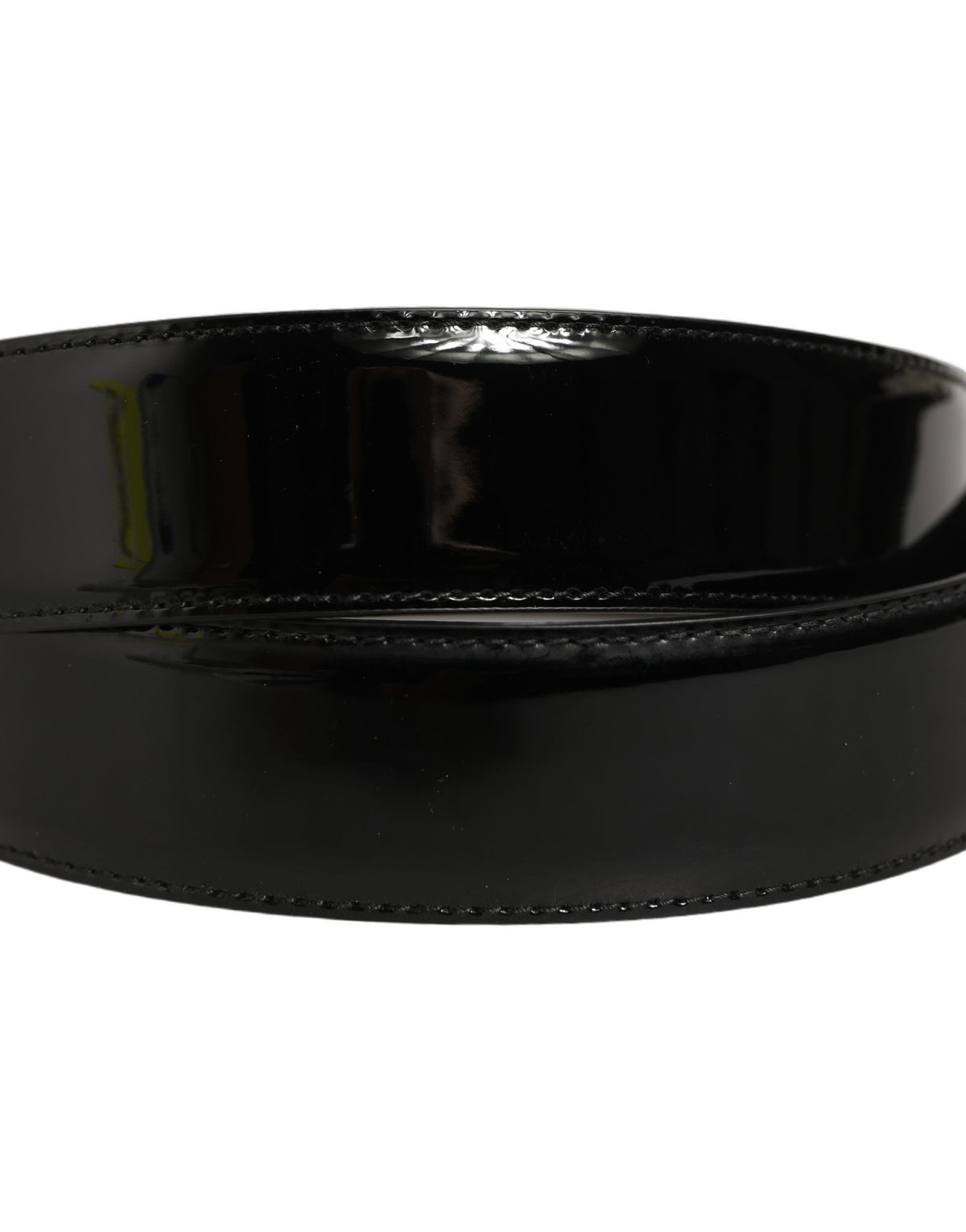 Dolce & Gabbana Black Patent Leather Belt - Unmatched Luxury