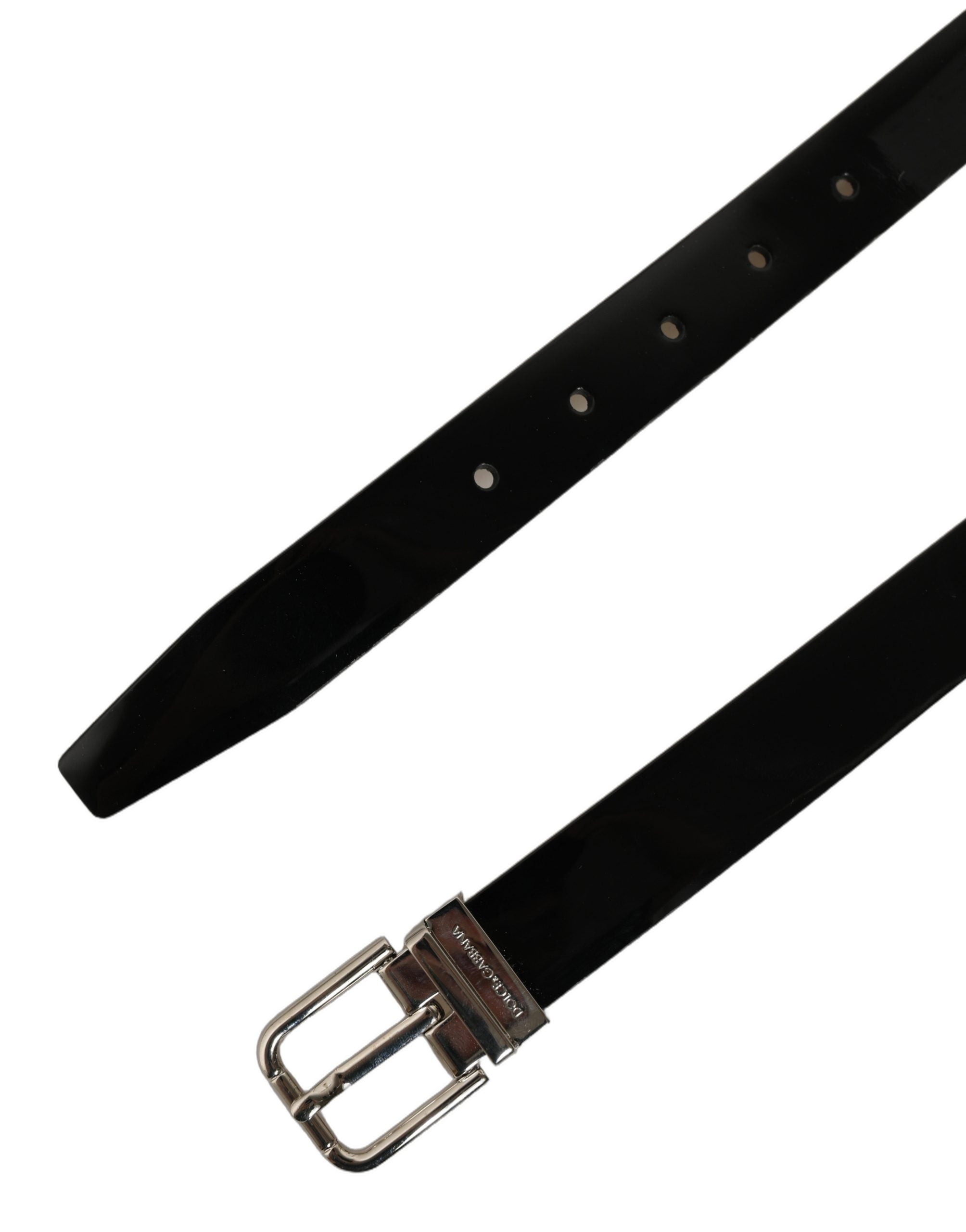 Dolce & Gabbana Black Leather Buckle Belt - Timeless Luxury