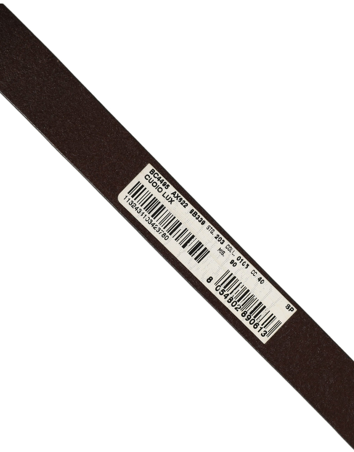 Dolce & Gabbana Brown Leather Double Wrap Belt - Timeless Luxury