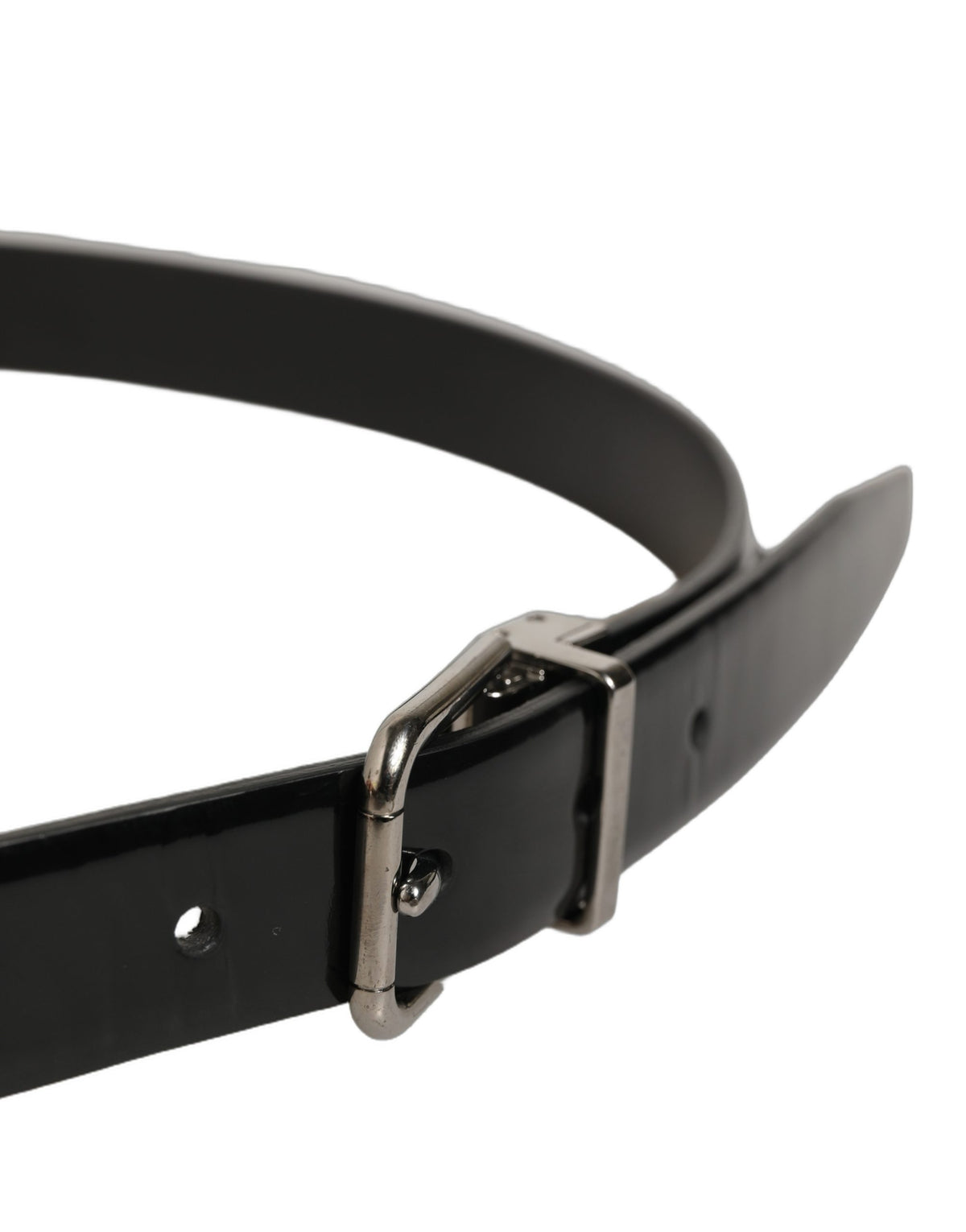 Dolce & Gabbana Black Leather Studs Belt - Timeless Luxury Accessory