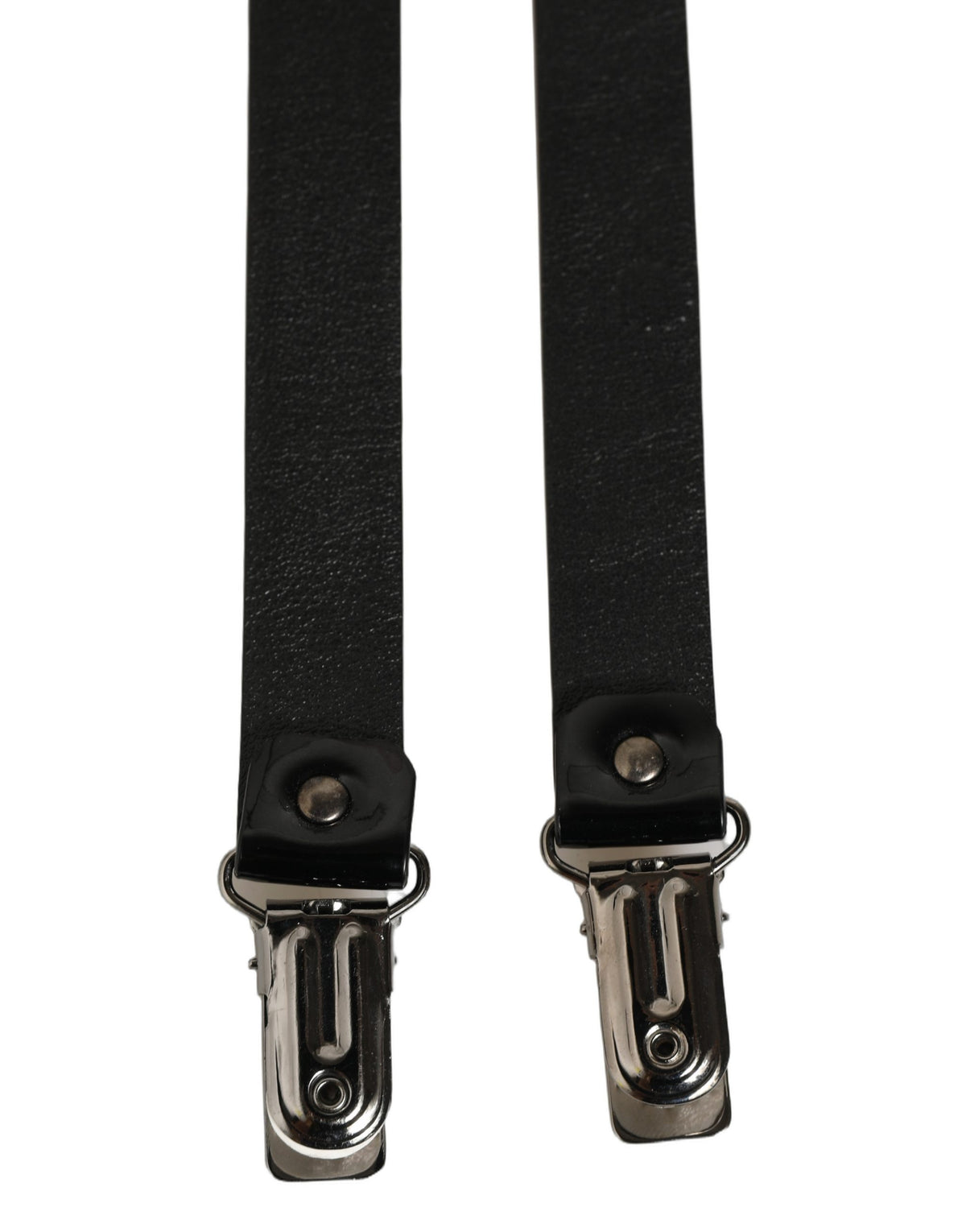 Dolce & Gabbana Black Adjustable Suspenders - Timeless Luxury