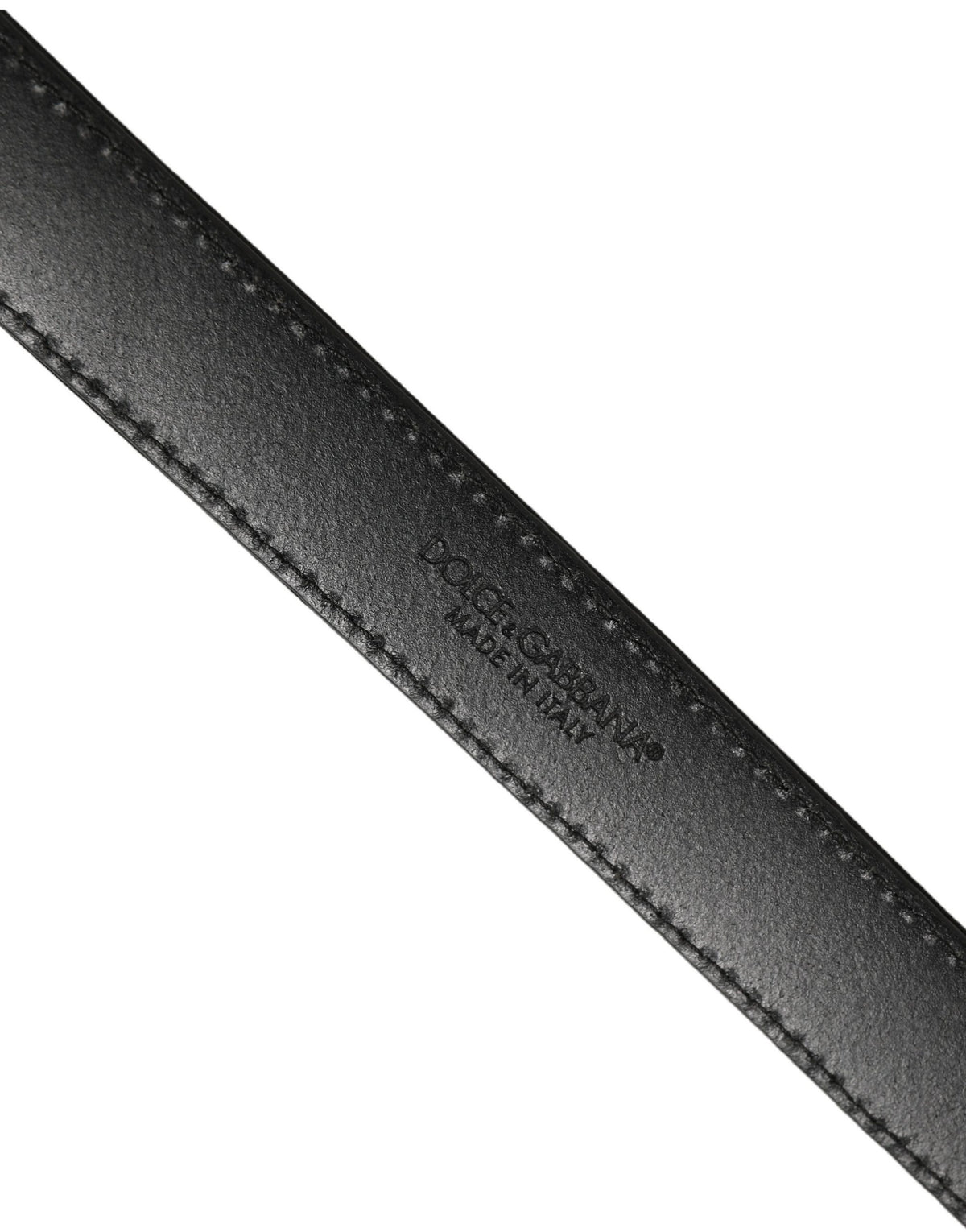 Dolce & Gabbana Black Canvas Leather Belt - Timeless Luxury Accessory