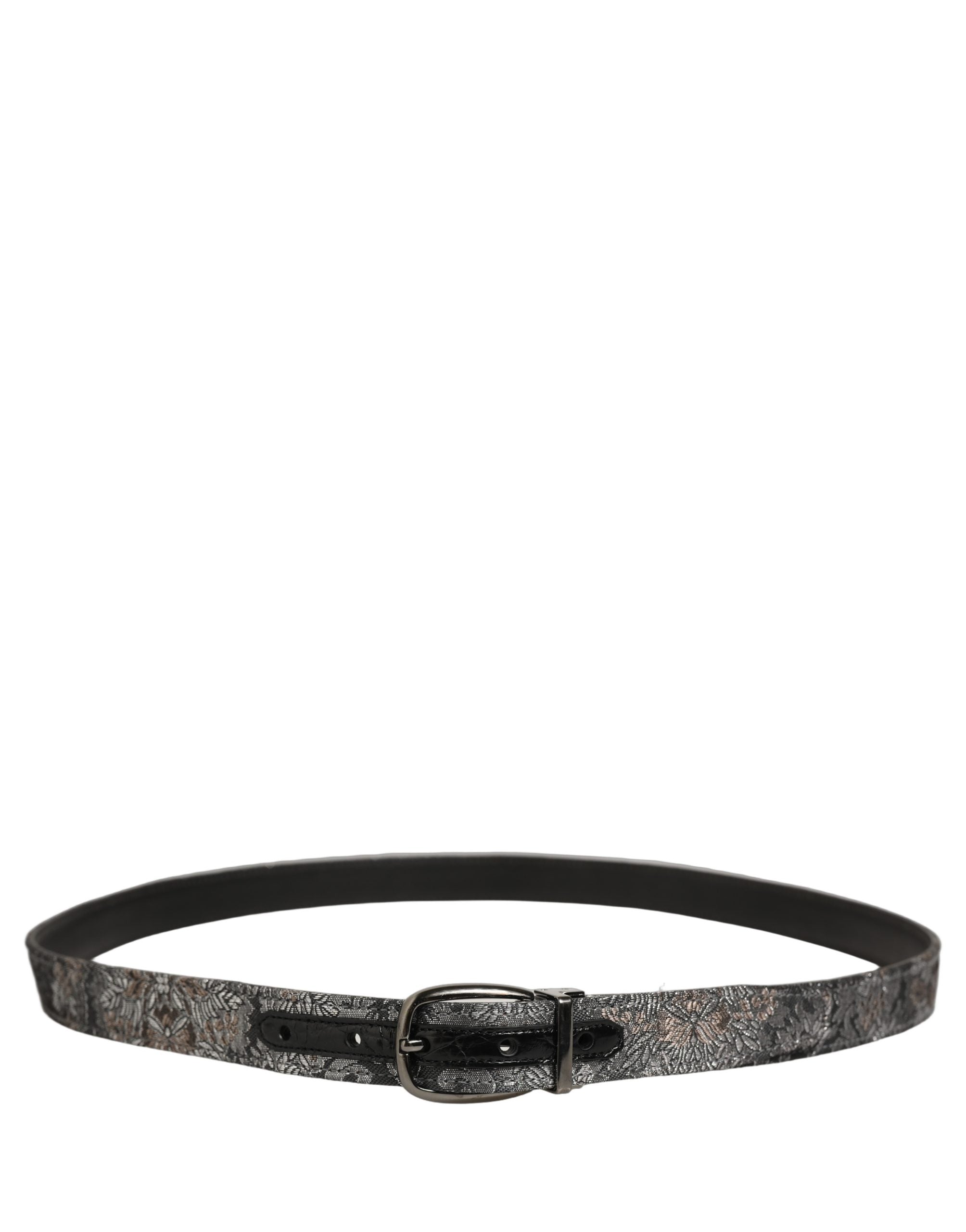 Dolce & Gabbana Floral Jacquard Belt - Timeless Luxury Accessory