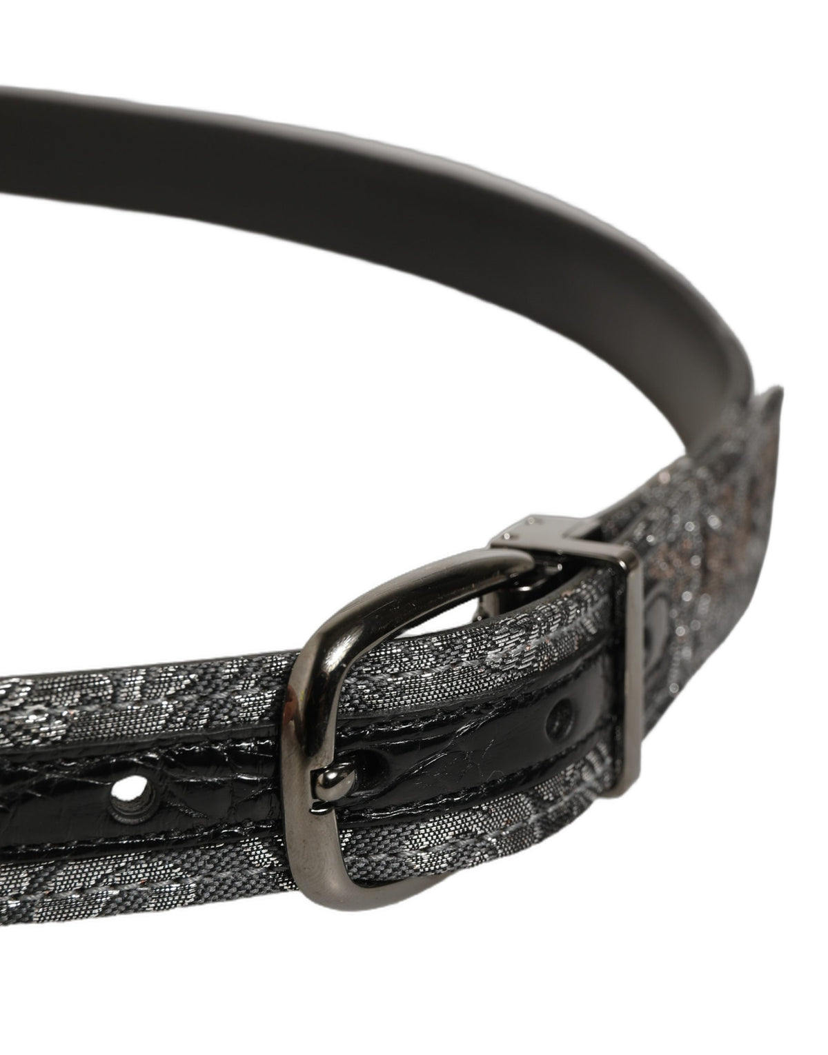 Dolce & Gabbana Floral Jacquard Belt - Timeless Luxury Accessory