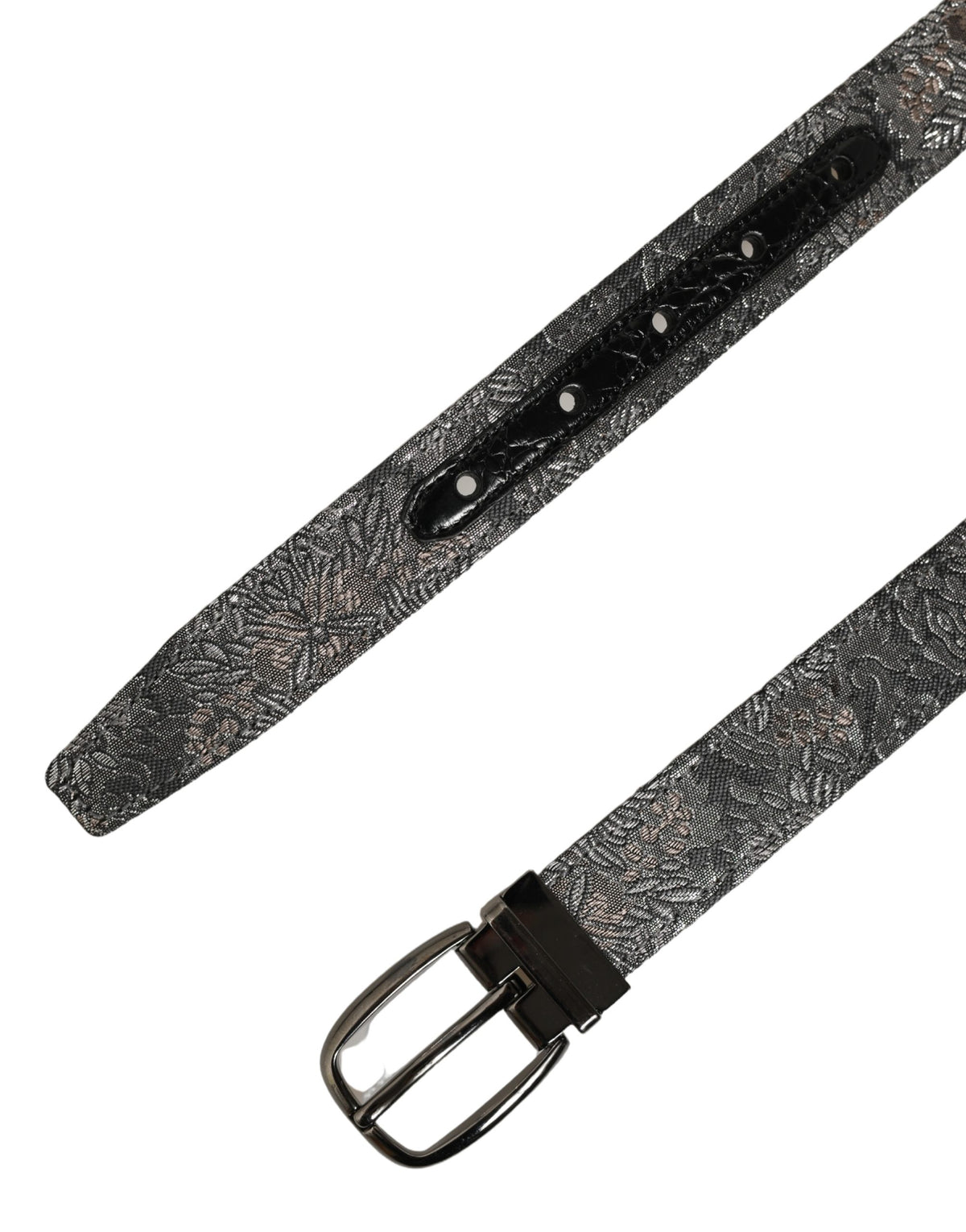 Dolce & Gabbana Floral Jacquard Belt - Timeless Luxury Accessory