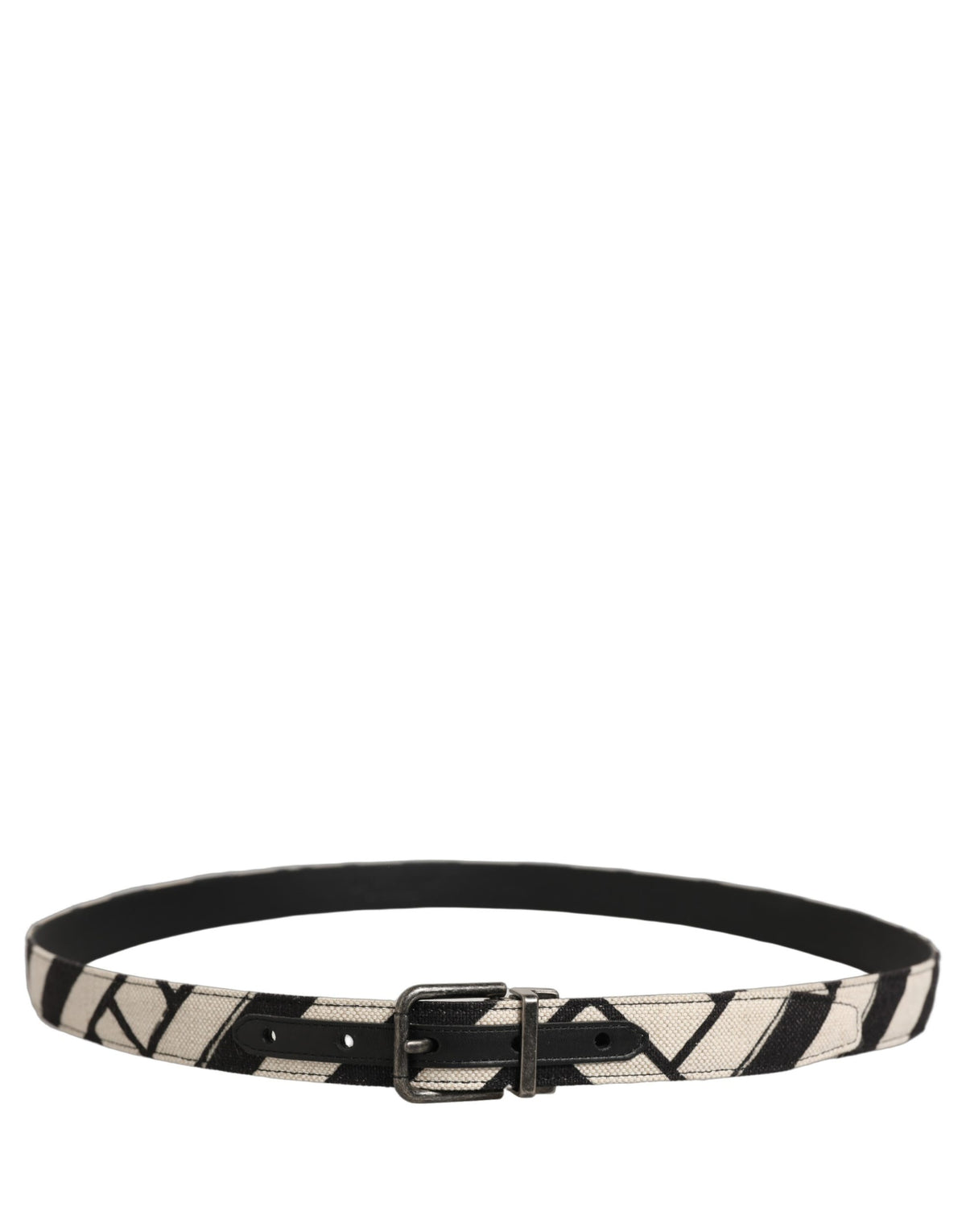 Dolce & Gabbana Black Ivory Belt - Exquisite Italian Luxury