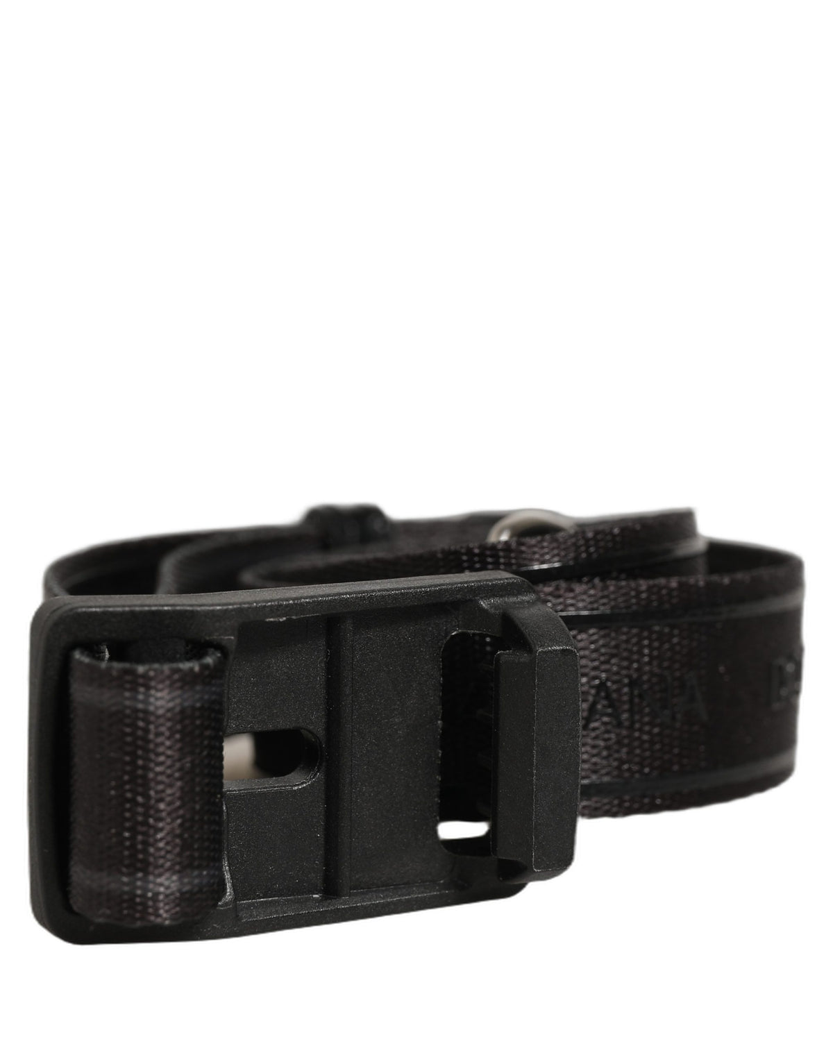 Dolce & Gabbana Black Nylon Webbing Belt - Luxury Redefined