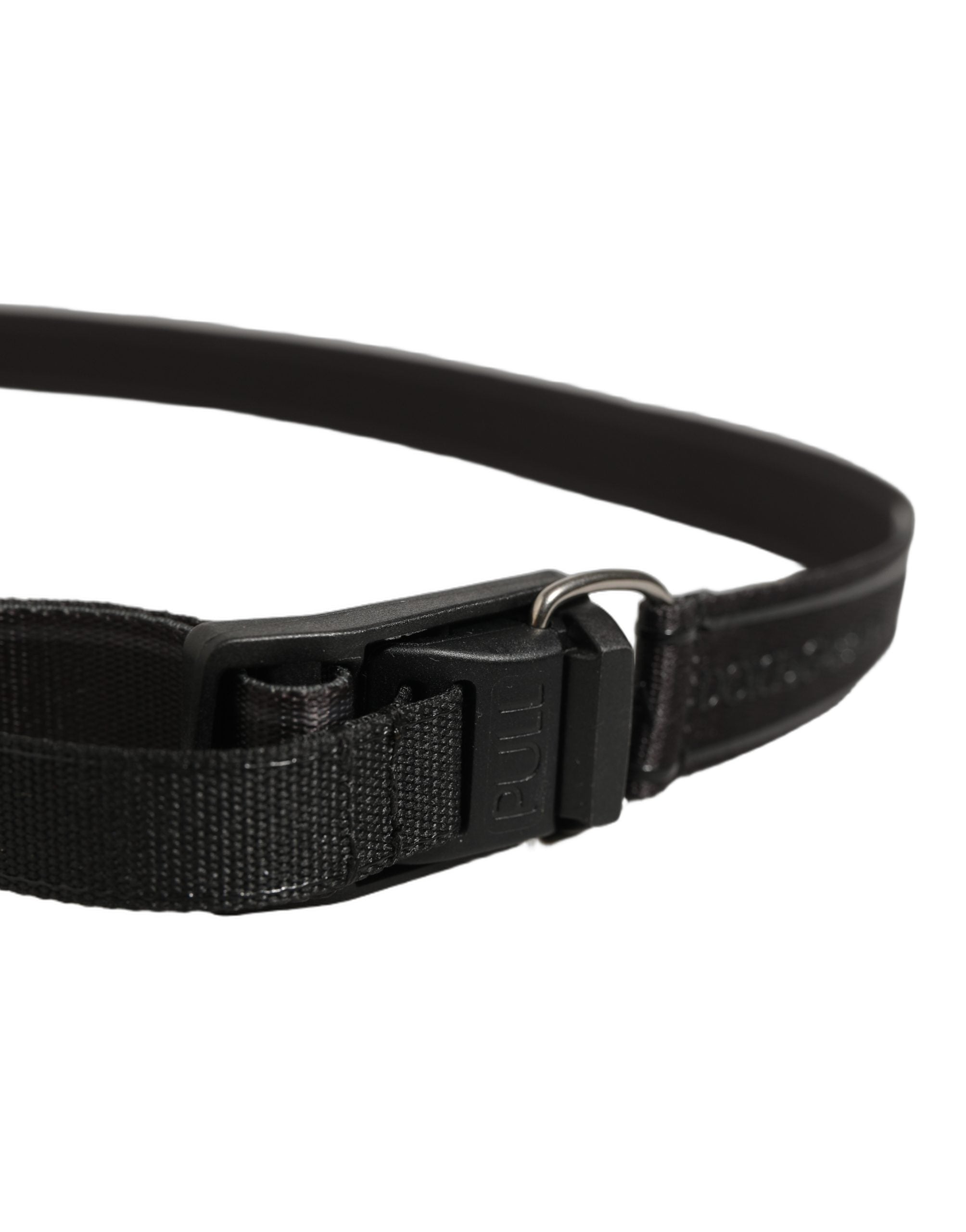 Dolce & Gabbana Black Nylon Webbing Belt - Timeless Luxury Accessory