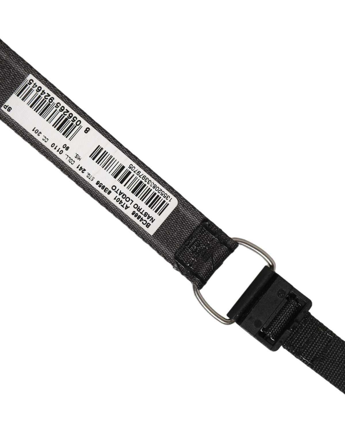 Dolce & Gabbana Black Nylon Webbing Belt - Timeless Luxury Accessory