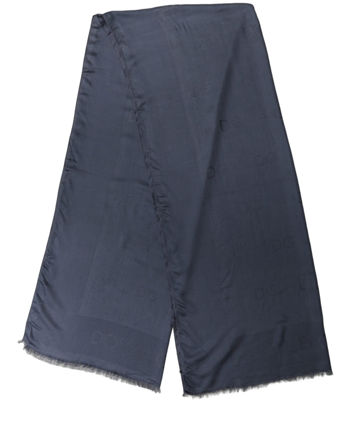 Dolce & Gabbana Dark Blue Lace Stole Scarf - Exquisite Luxury