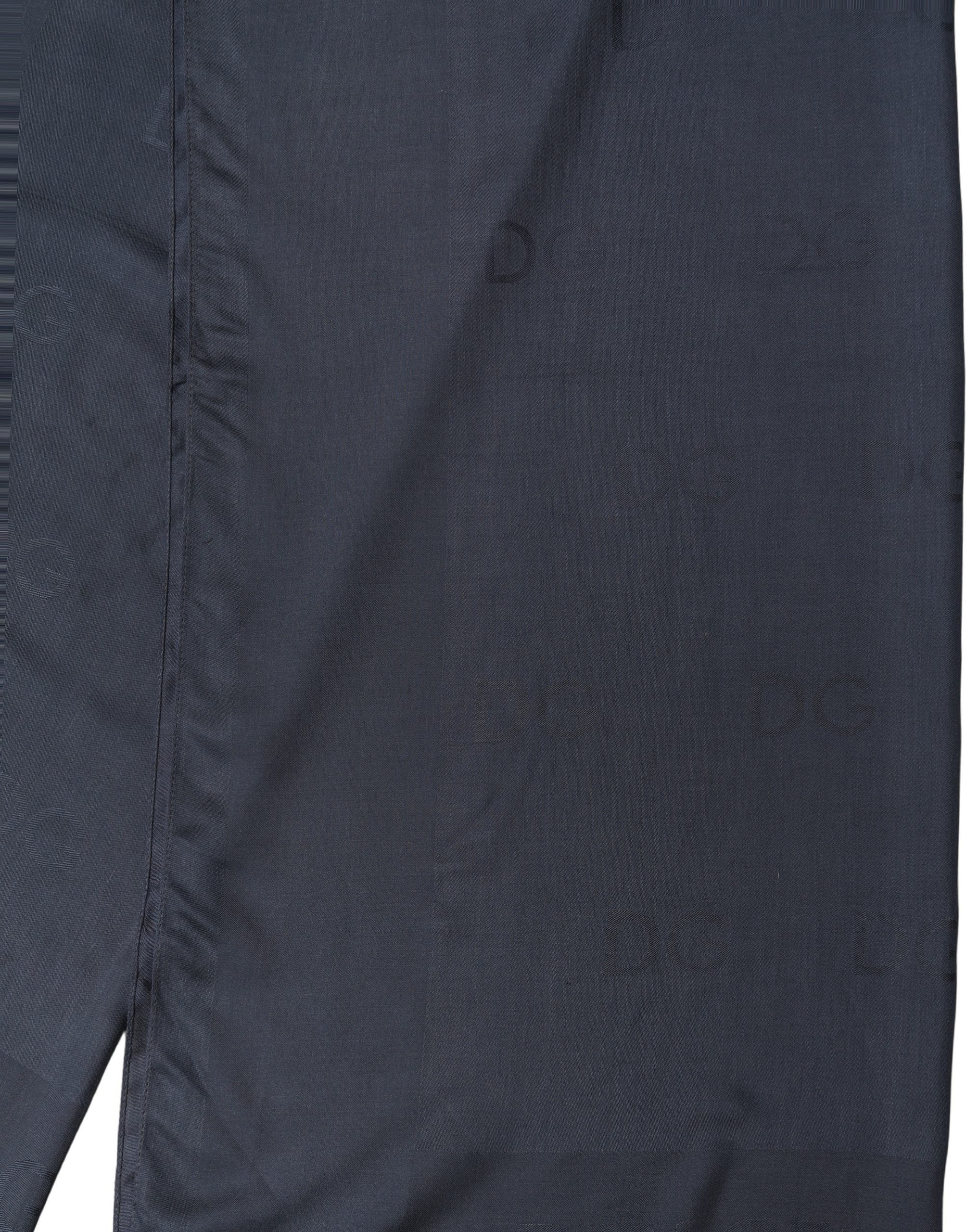 Dolce & Gabbana Dark Blue Modal Lace Stole Scarf - Luxury Accessory