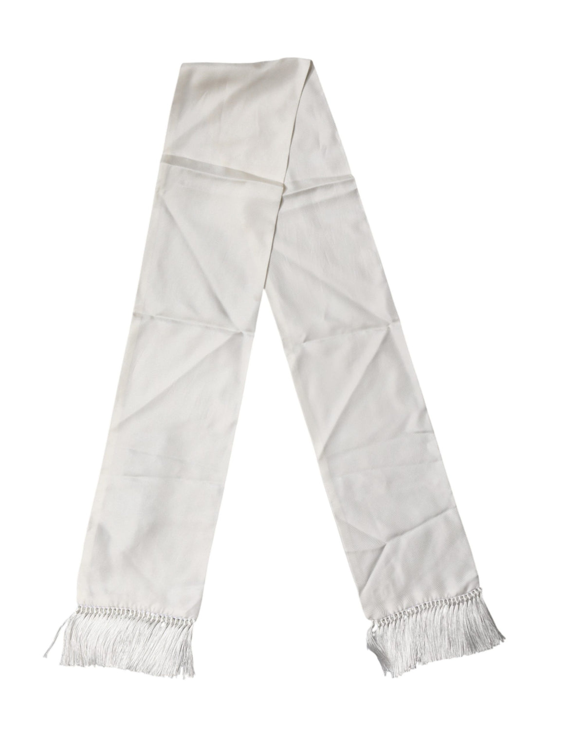 Dolce & Gabbana Silk Fringed Lace Stole Scarf - Timeless Luxury