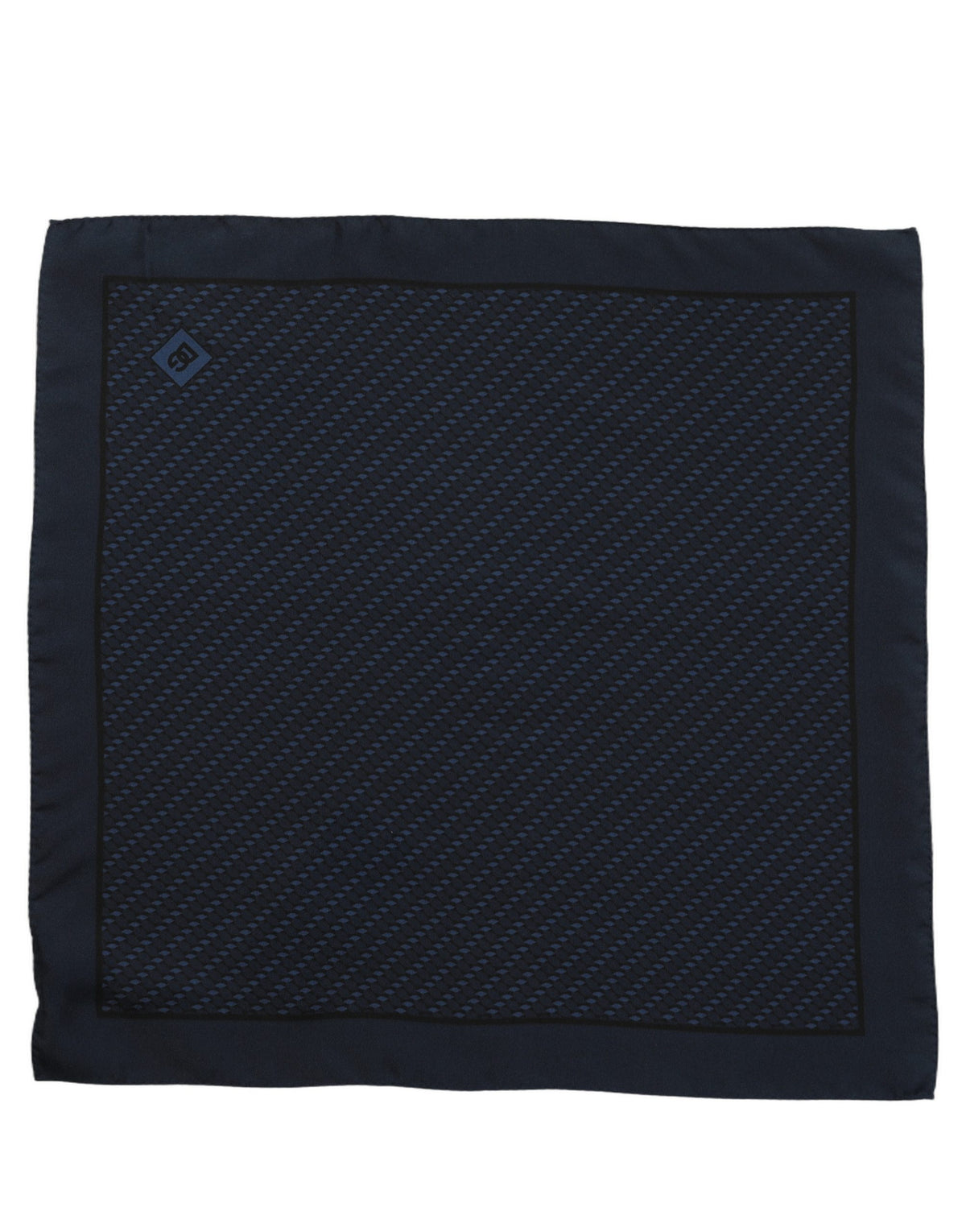 Dolce & Gabbana Dark Blue Silk Pocket Square - Timeless Elegance