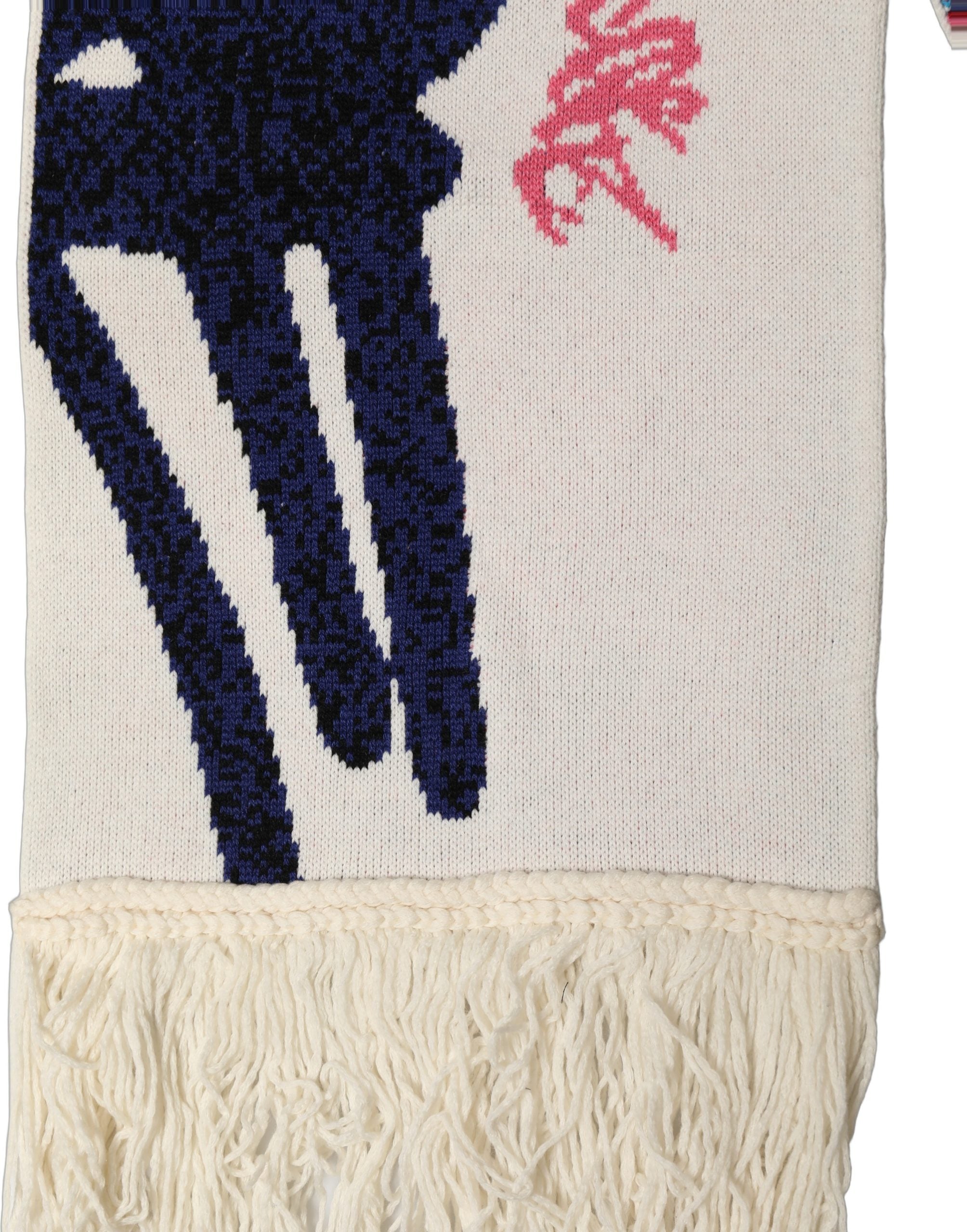 Dolce & Gabbana Fringed Cashmere Shawl Scarf - Timeless Luxury