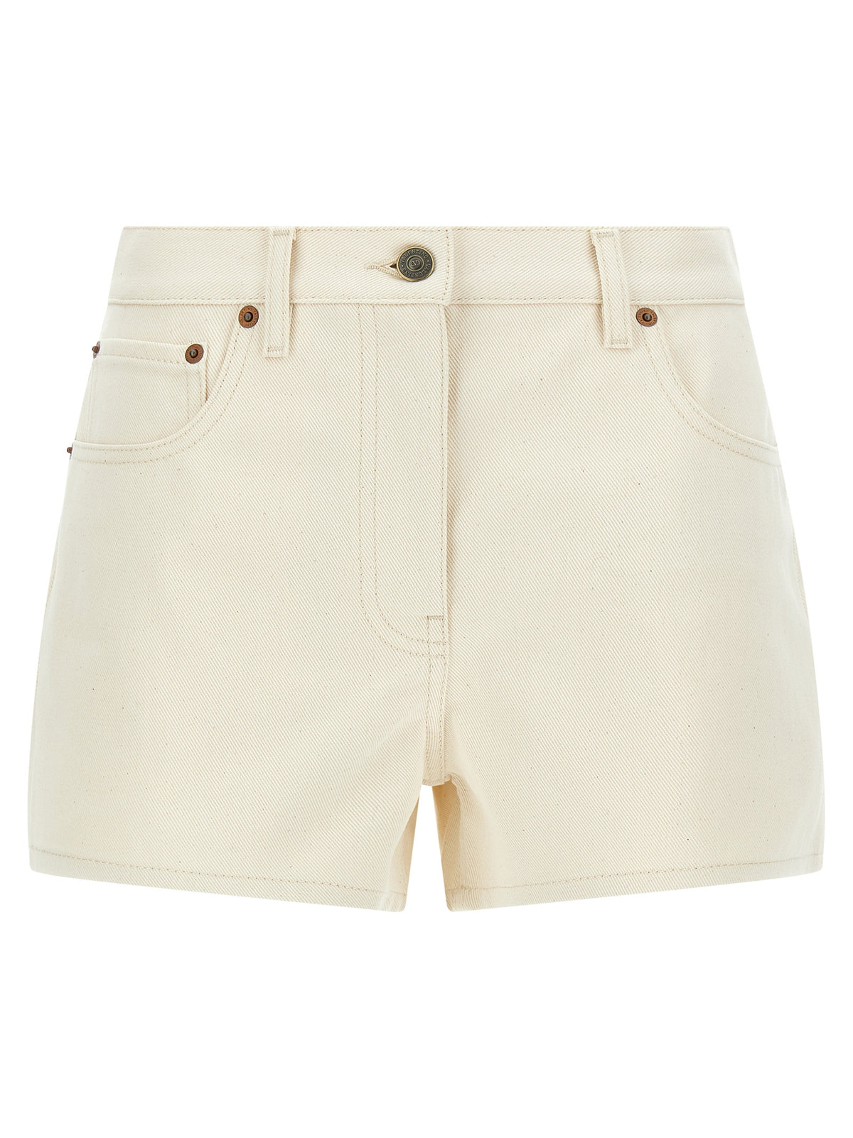 Valentino Garavani Beige Cotton Bermuda Shorts – Timeless Luxury