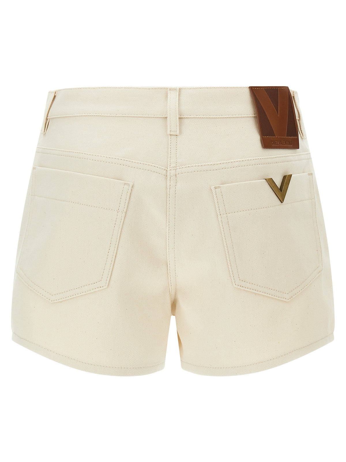 Valentino Garavani Beige Cotton Bermuda Shorts – Timeless Luxury
