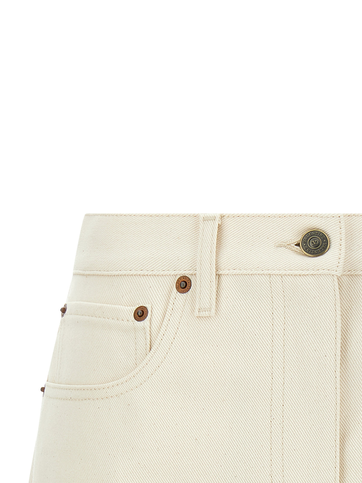 Valentino Garavani Beige Cotton Bermuda Shorts – Timeless Luxury