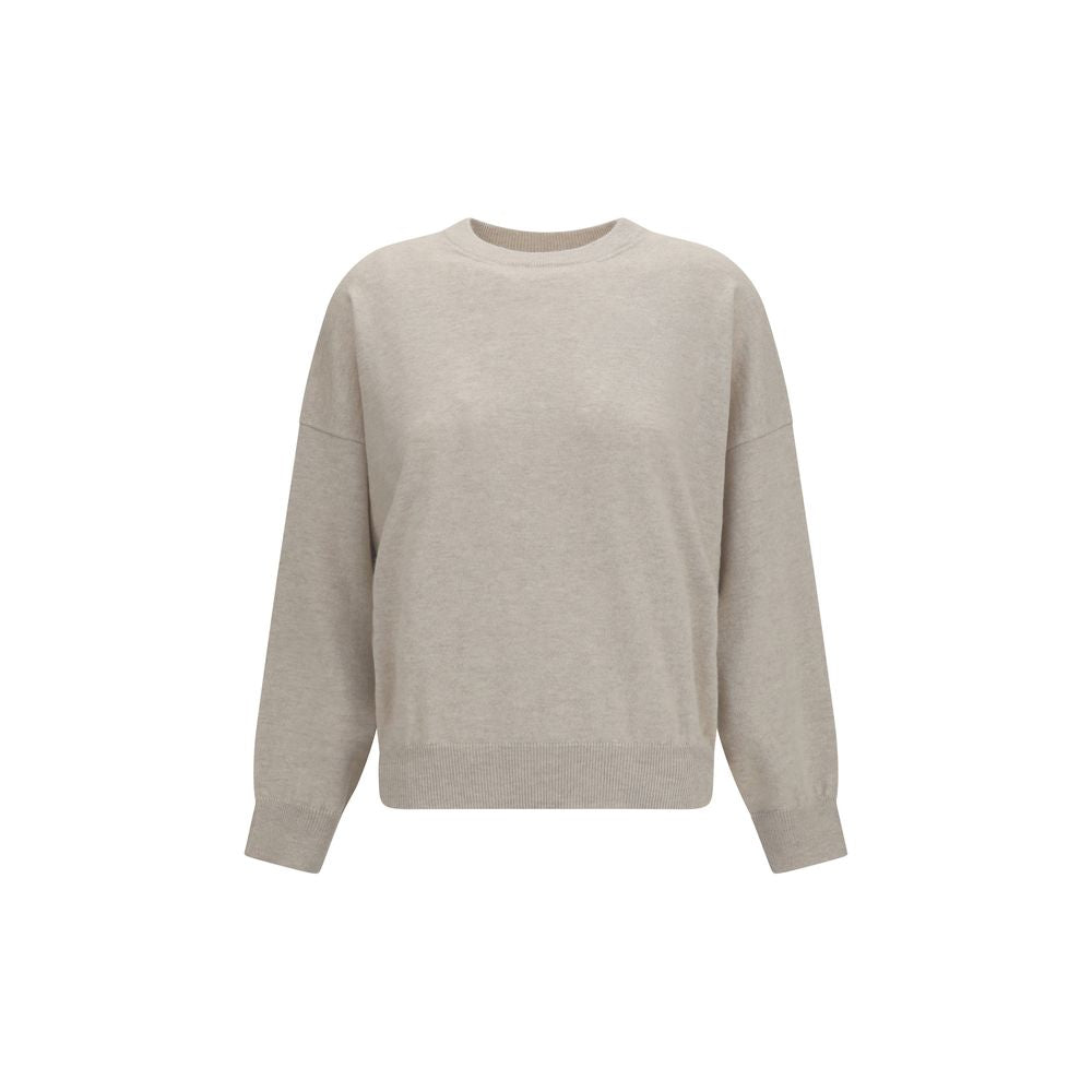 Brunello Cucinelli Beige Cashmere Sweater - Timeless Luxury Elegance