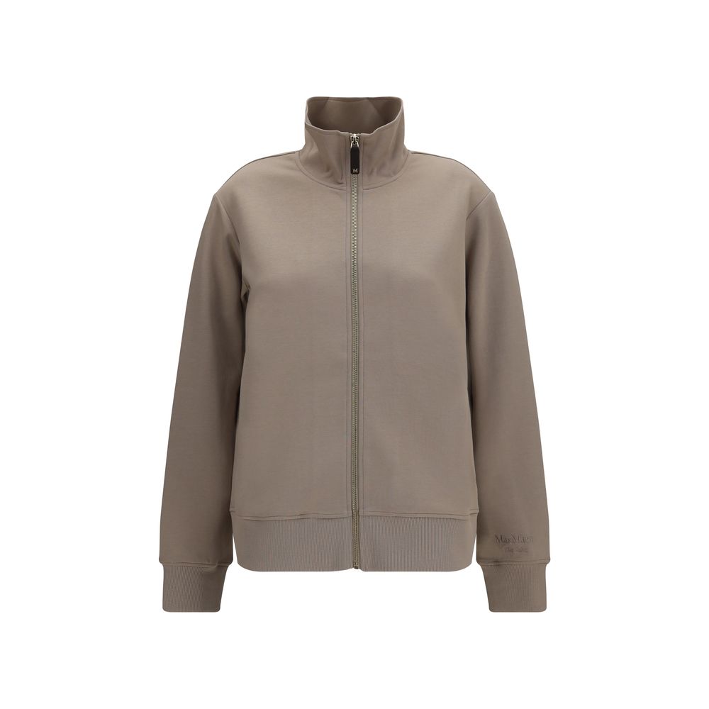 'S Max Mara Carezza Beige Cotton Sweatshirt - Timeless Luxury
