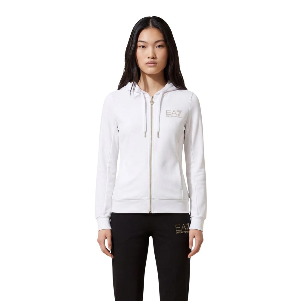 Indulge in the luxurious EA7 Emporio Armani Black And White Polyester Tracksuit, crafted for exquisite comfort and timeless elegance, perfect for the discerning individual.