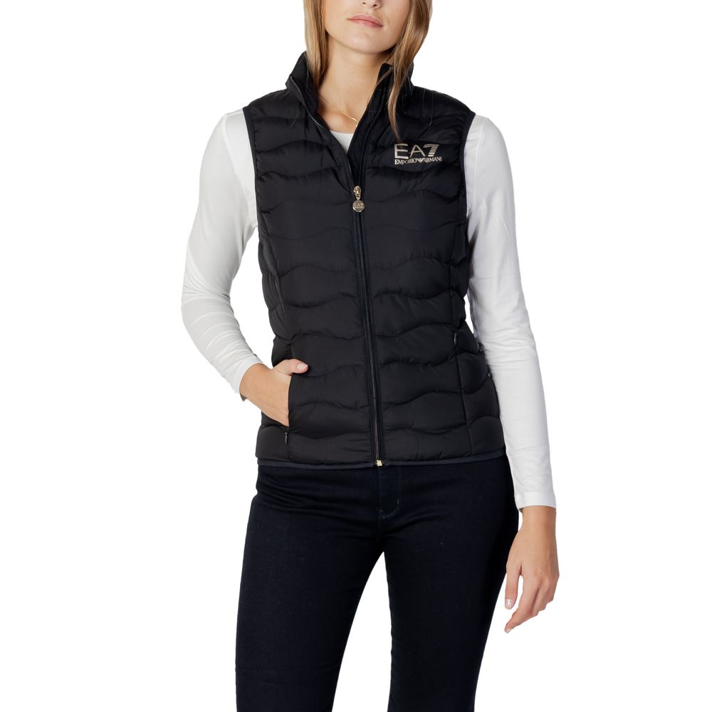 EA7 Emporio Armani Sleeveless Jacket - Luxurious Black Elegance