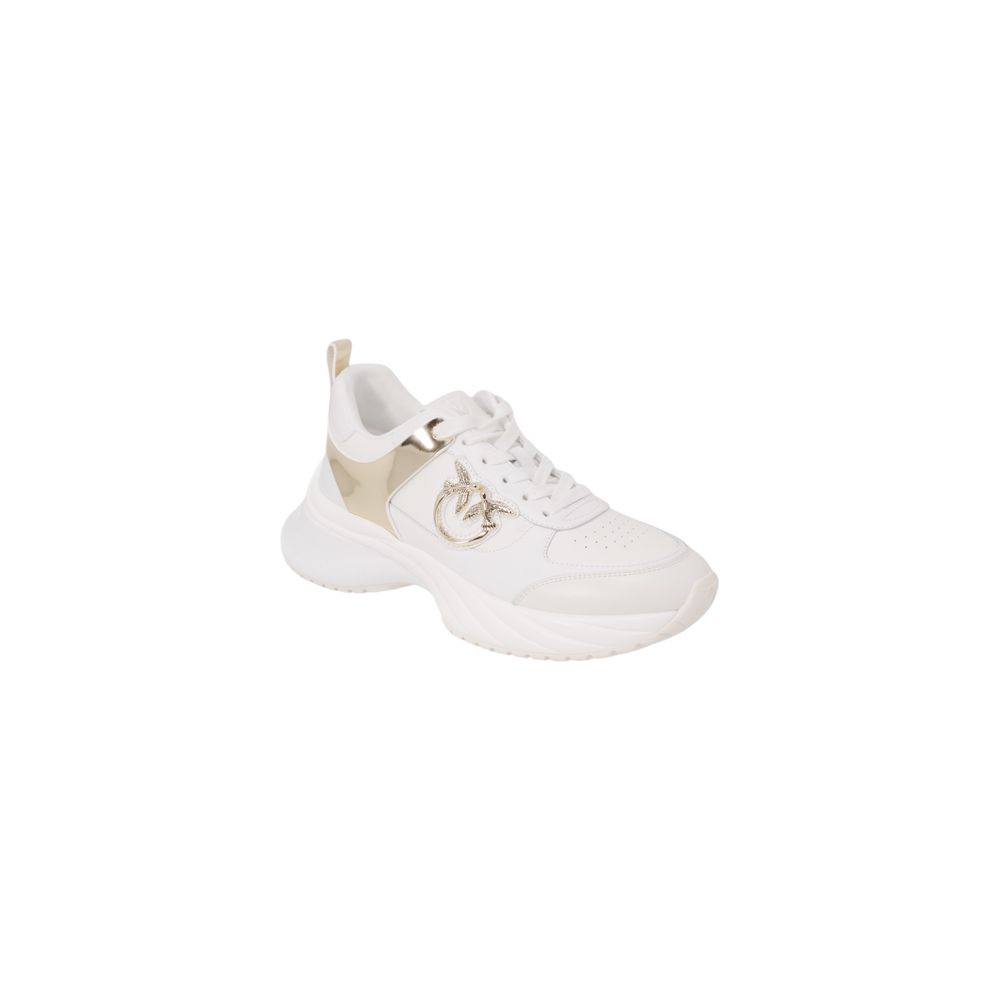 PINKO White Leather Sneakers - Timeless Luxury Footwear