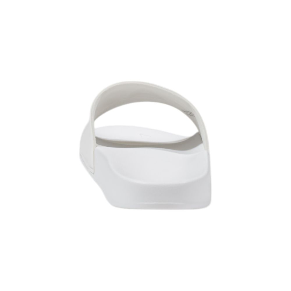 EA7 Emporio Armani White PVC Slide Sandals - Timeless Luxury