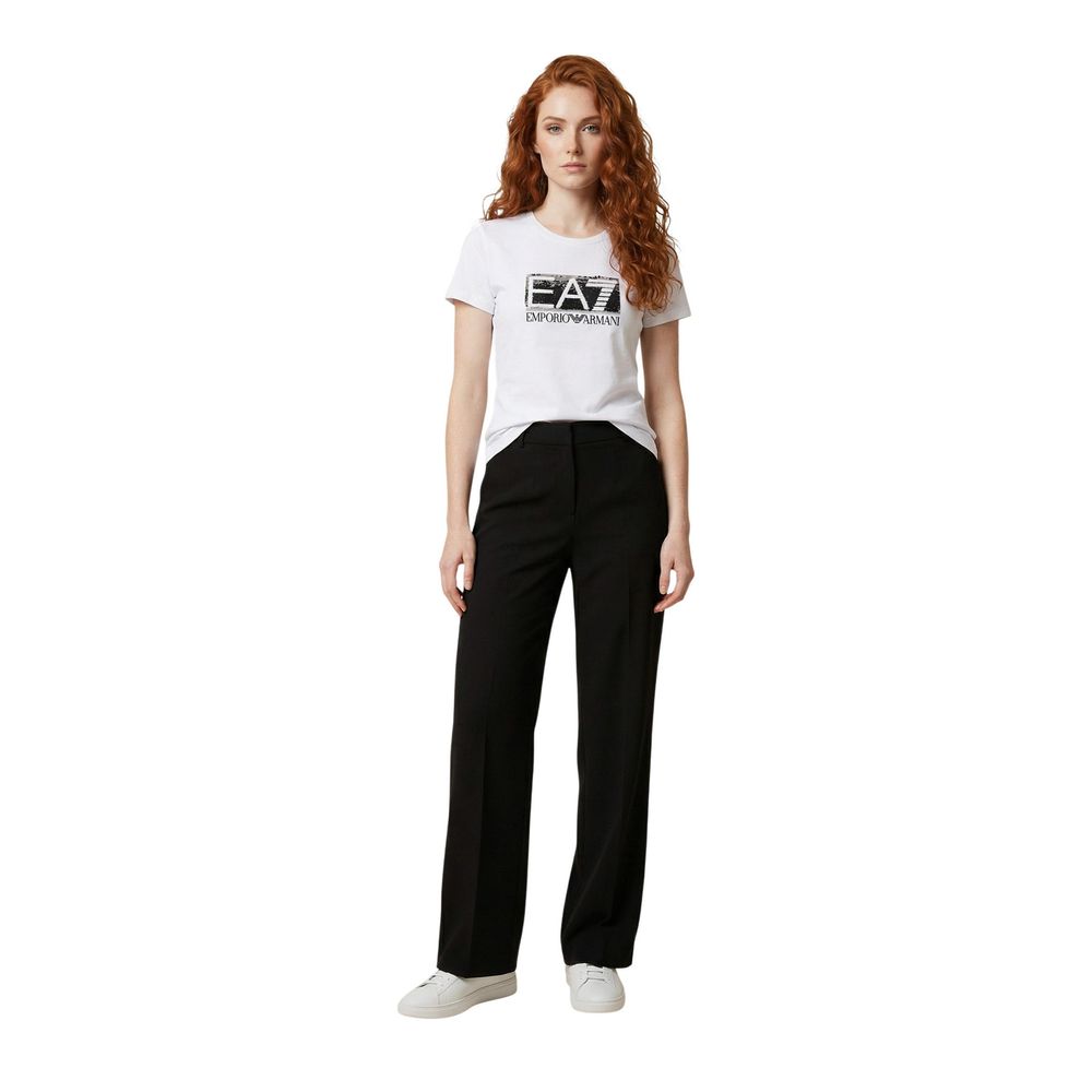 EA7 Emporio Armani Luxe Cotton T-Shirt for Elevated Style