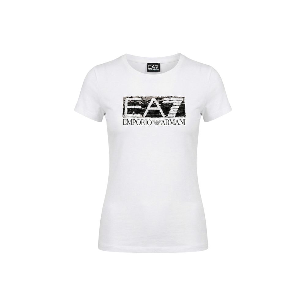 EA7 Emporio Armani Luxe Cotton T-Shirt for Timeless Elegance
