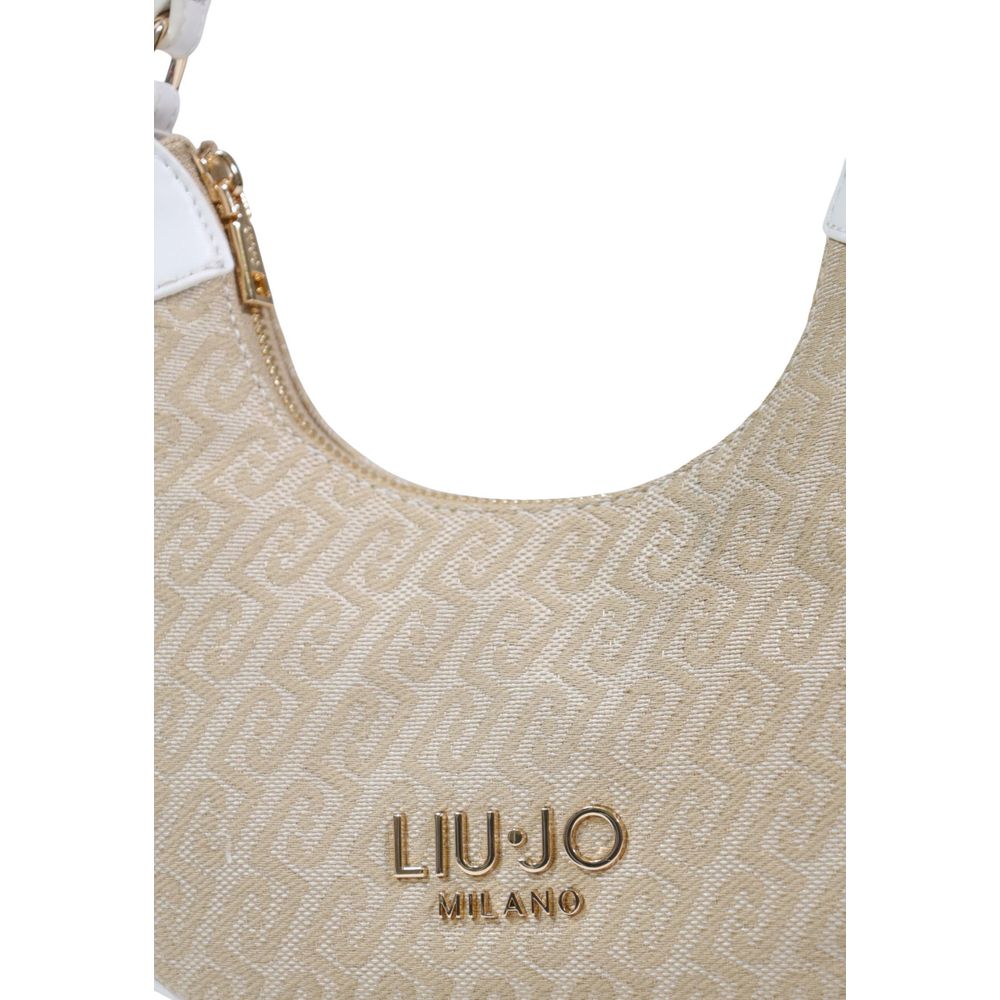 Liu Jo Beige Polyester Handbag – Timeless Luxury for the Modern Woman