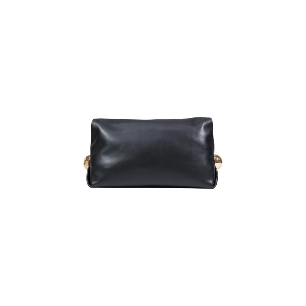 Indulge in the Liu Jo Black Polyethylene Clutch Bag, a masterpiece of refined craftsmanship and modern elegance, perfect for elevating any sophisticated ensemble.