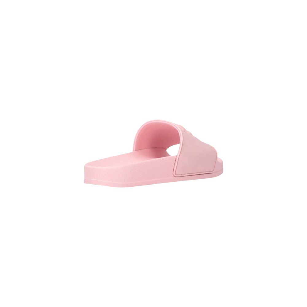 Indulge in the exquisite PINKO Multicolor PVC Slippers, where luxurious craftsmanship meets effortless elegance for the discerning individual seeking refined comfort.