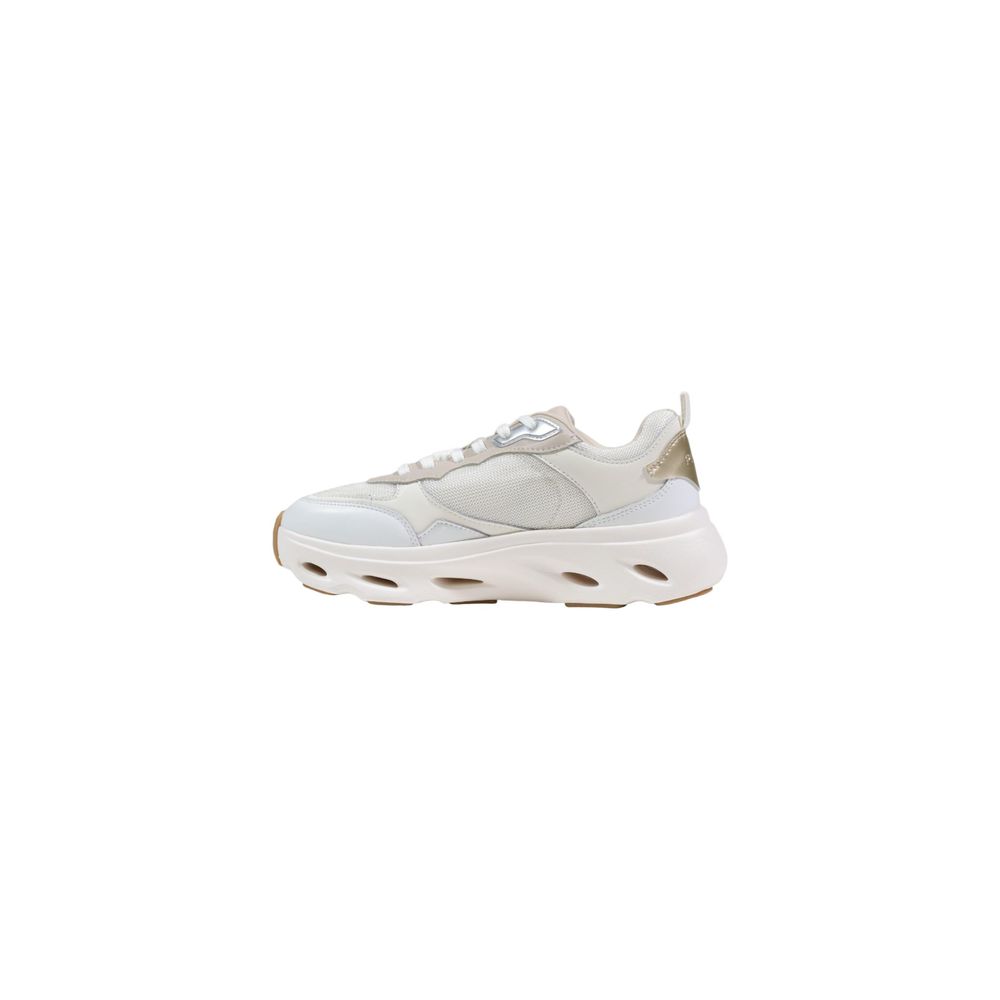 PINKO White Leather Chunky Sneakers - Elevate Your Urban Elegance