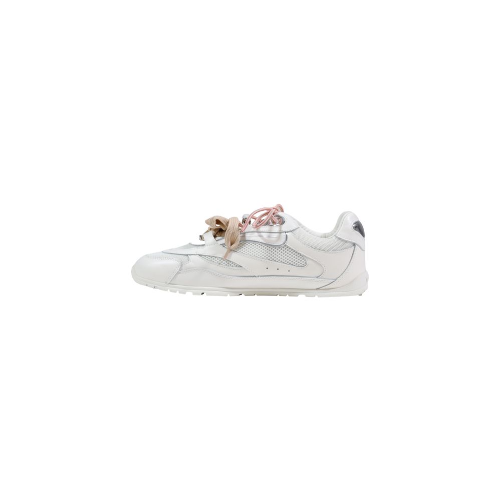 PINKO White Leather Sneakers - Contemporary Luxury for All