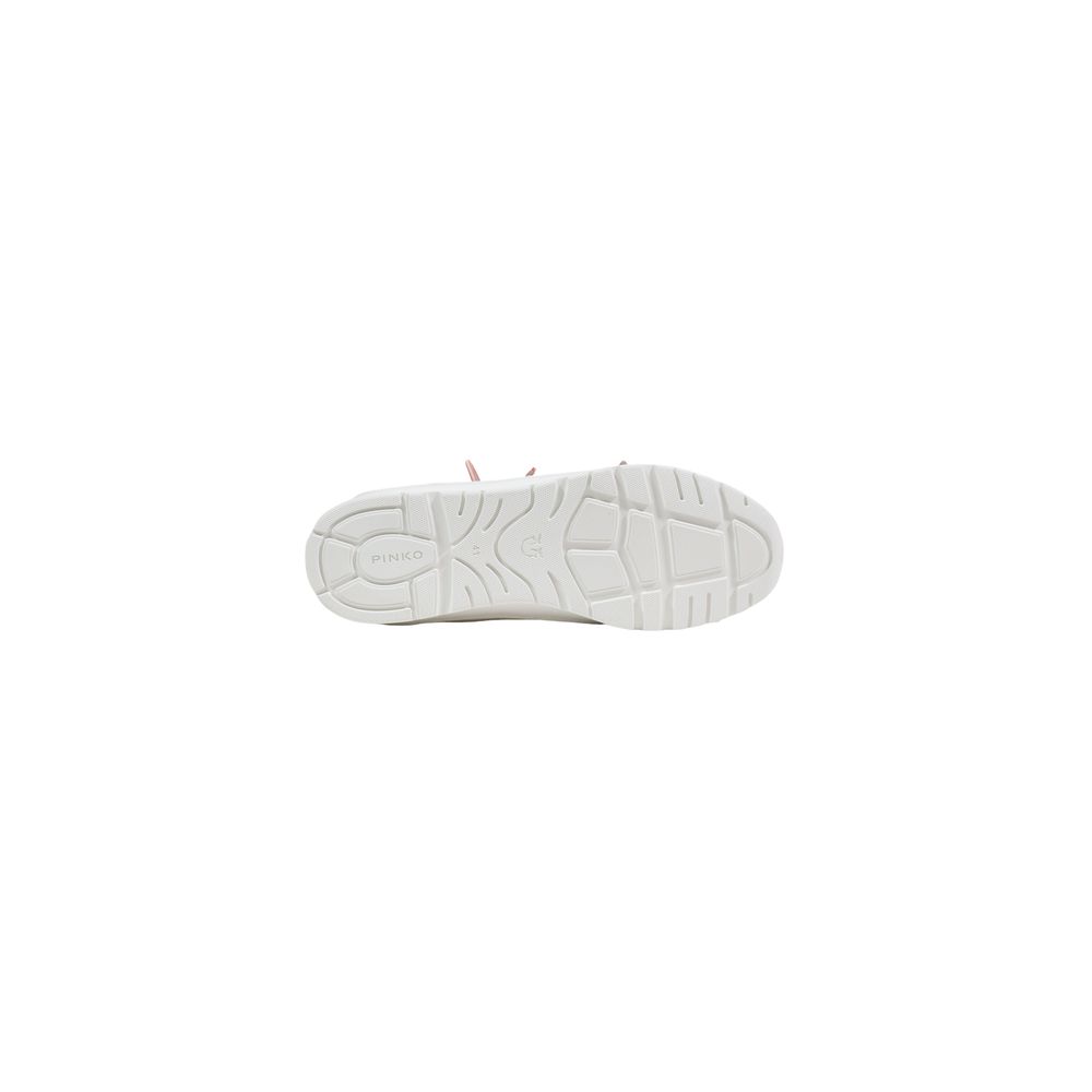 PINKO White Leather Sneakers - Contemporary Luxury for the Modern Woman