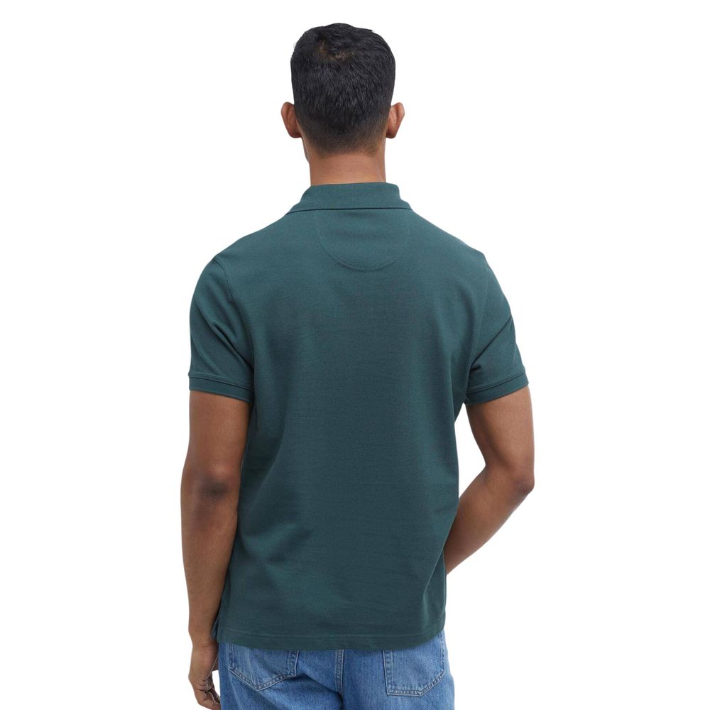 Elevate your wardrobe with the Barbour Bicolor Cotton Polo Shirt, a masterpiece of 100% premium cotton that embodies sophistication and timeless elegance for discerning individuals.
