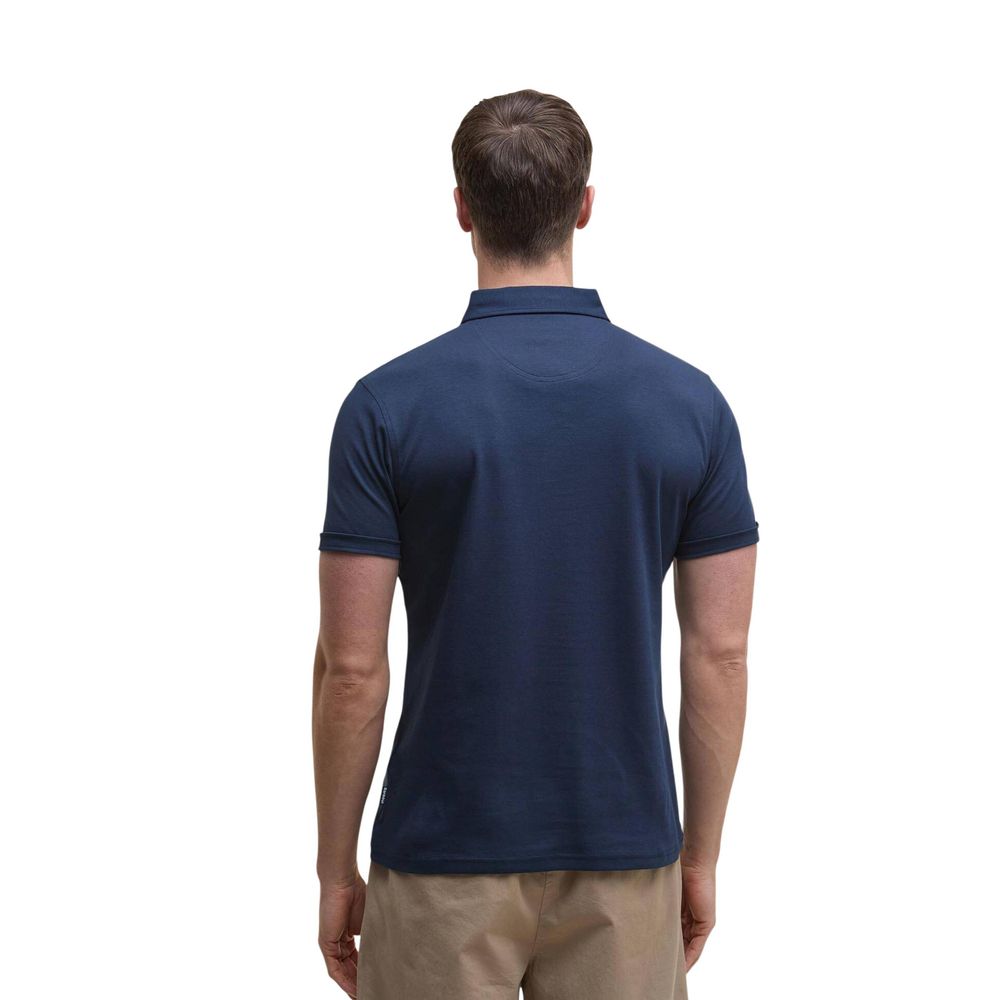 Discover the Barbour Blue Cotton Polo Shirt, a tailored masterpiece in pure cotton, blending timeless elegance with sophisticated craftsmanship for the discerning individual.