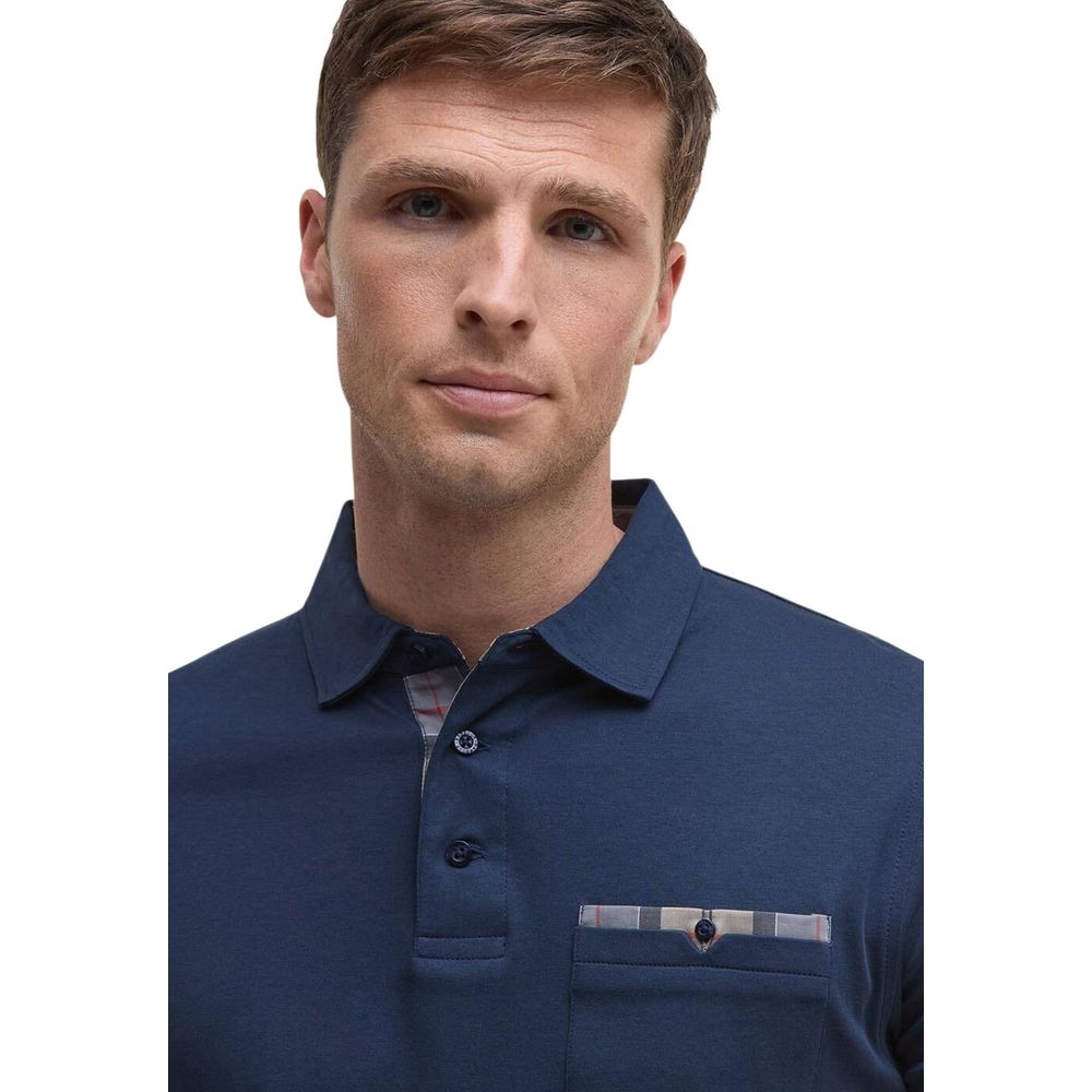 Barbour Blue Cotton Polo Shirt