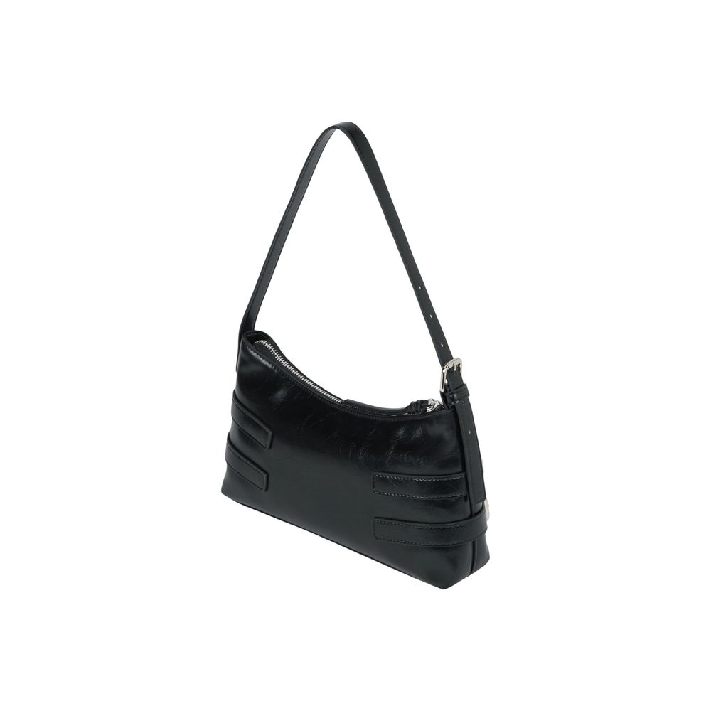 Elevate your style with the Karl Lagerfeld Black Polyethylene Handbag, a luxurious blend of elegance and functionality, perfect for the sophisticated individual.