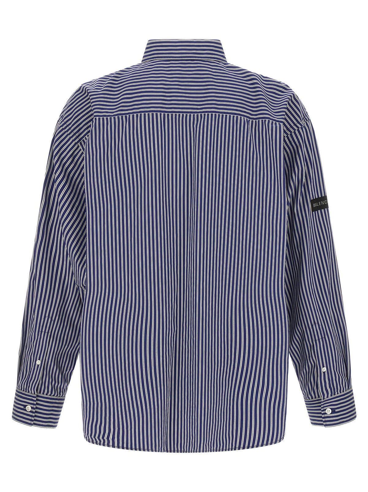 Balenciaga Blue Cotton Blouse - Luxury Elegance Redefined