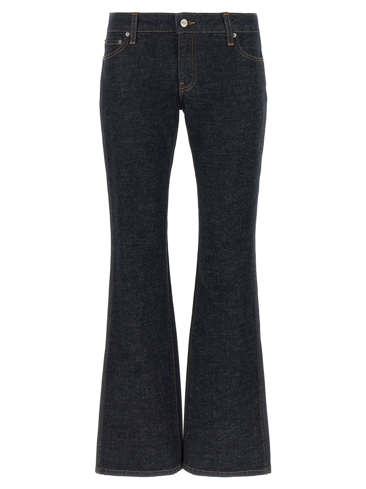Khaite Blue Cotton Flared Jeans - Elevate Your Denim Elegance
