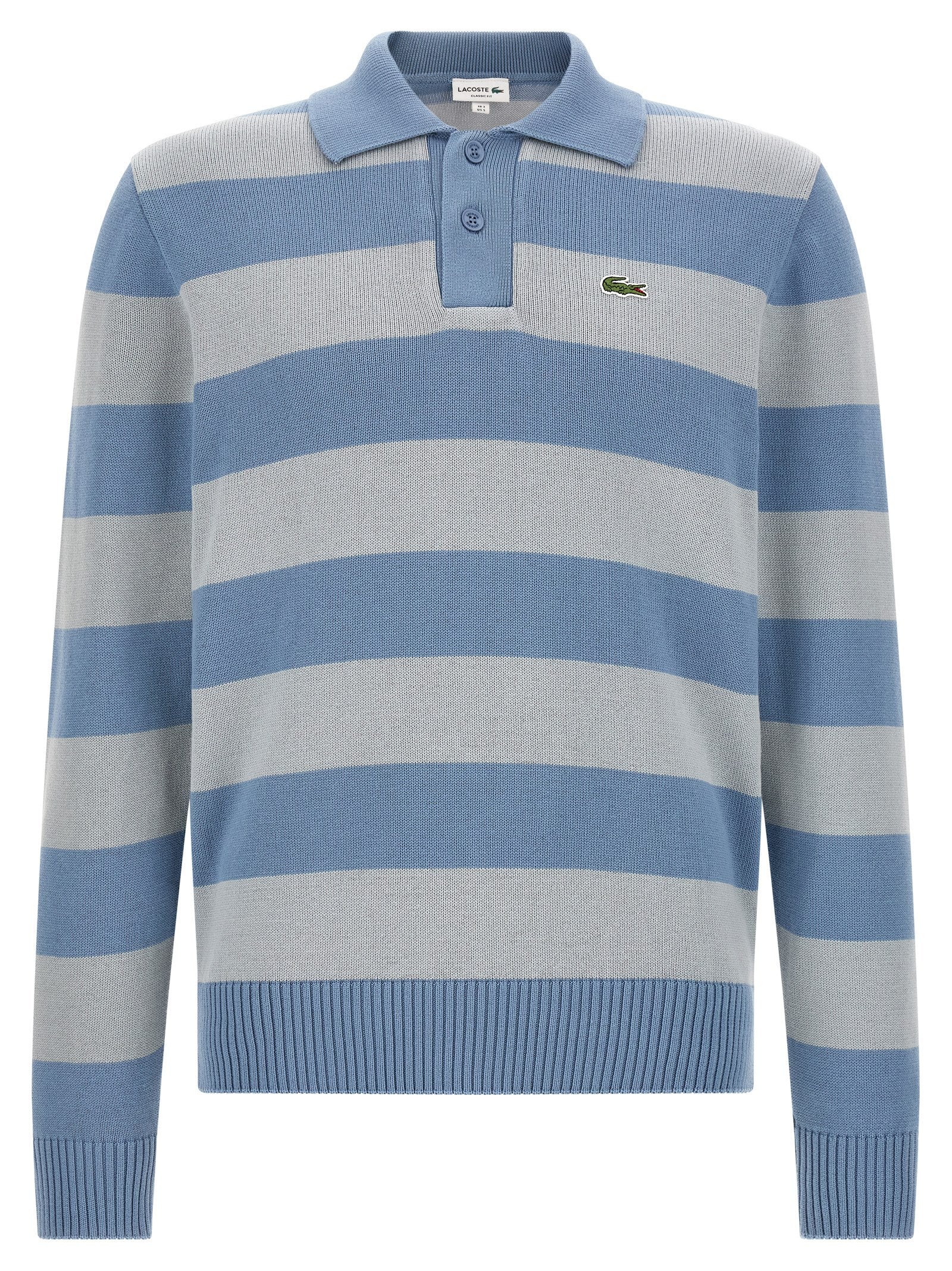 Lacoste Blue Cotton Polo Shirt - Timeless Elegance Redefined