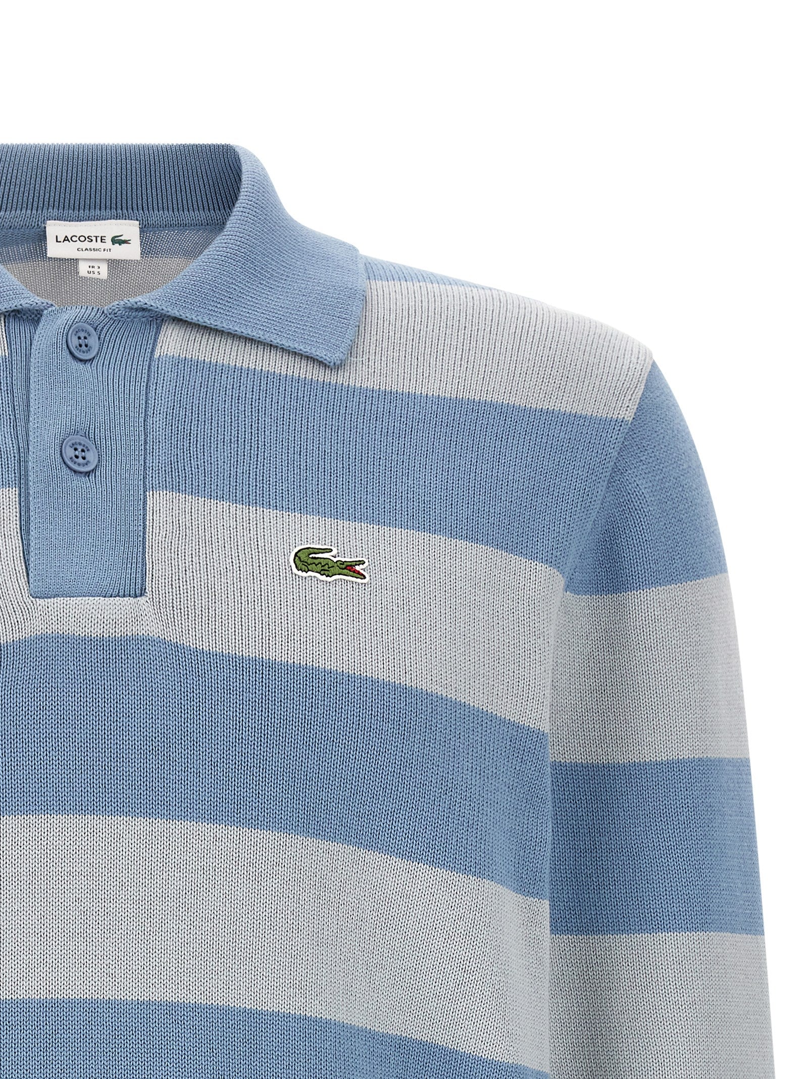 Lacoste Blue Cotton Polo Shirt - Timeless Elegance Redefined