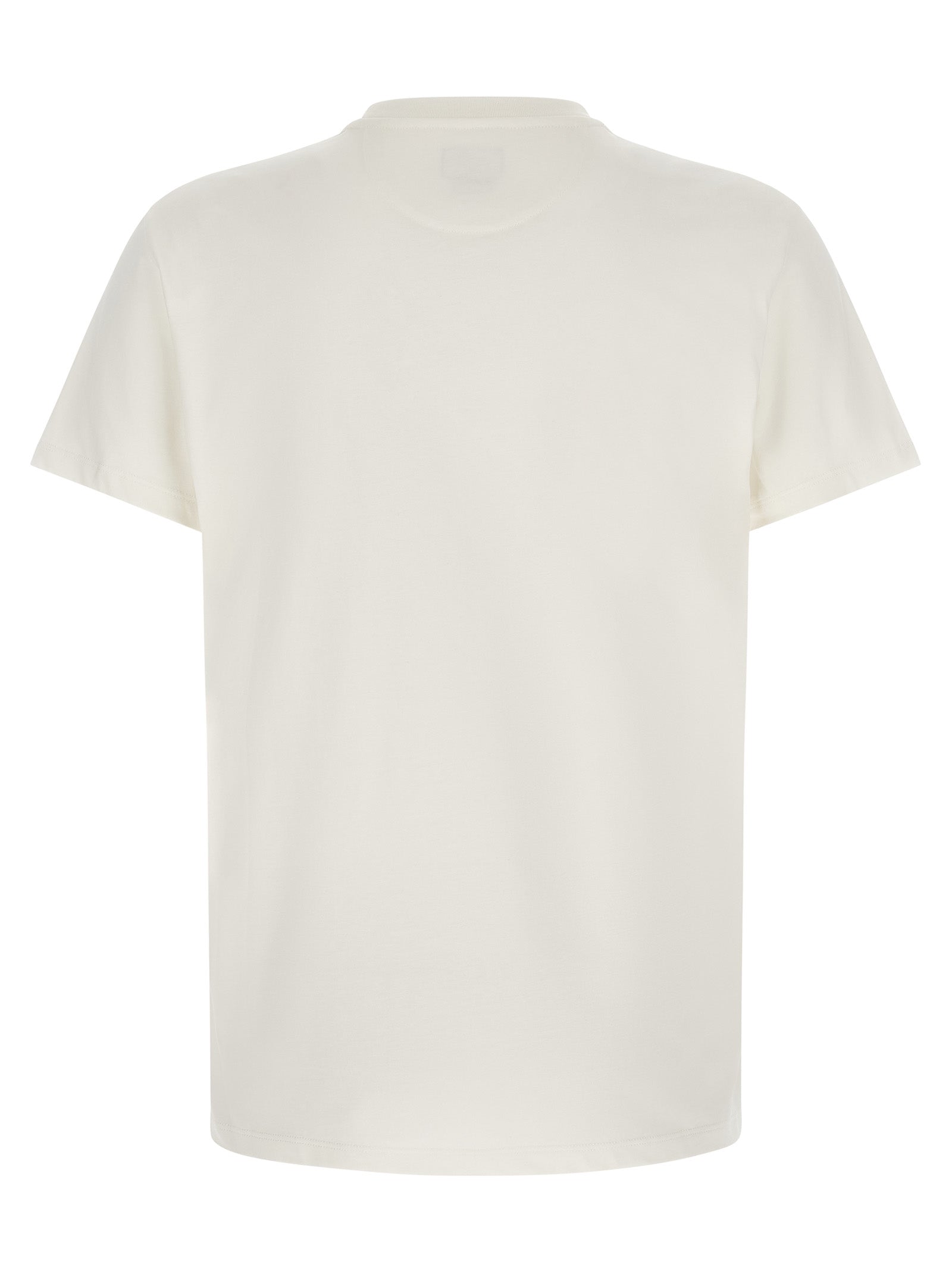 Fendi White Cotton T-Shirt - Timeless Elegance in Luxury Fashion