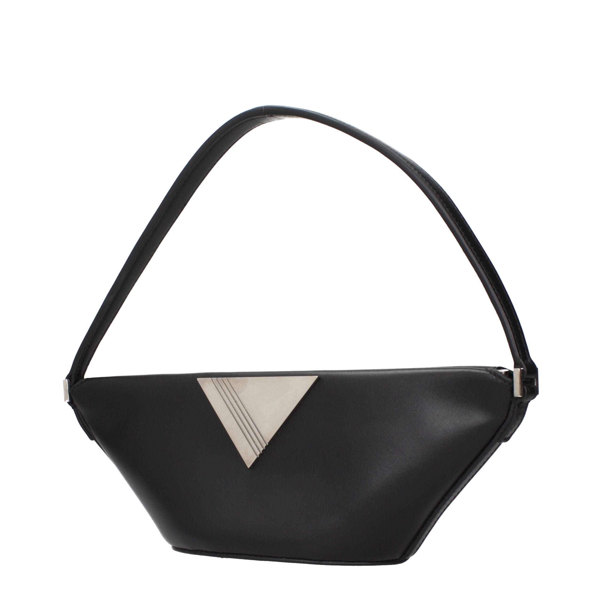 The Attico Black Leather Handbag - Timeless Luxury Redefined
