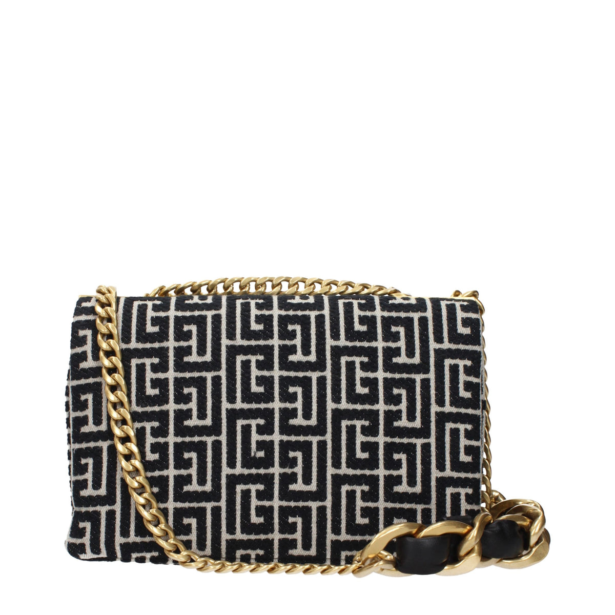 Balmain Black Fabric Crossbody Bag - Luxury Redefined