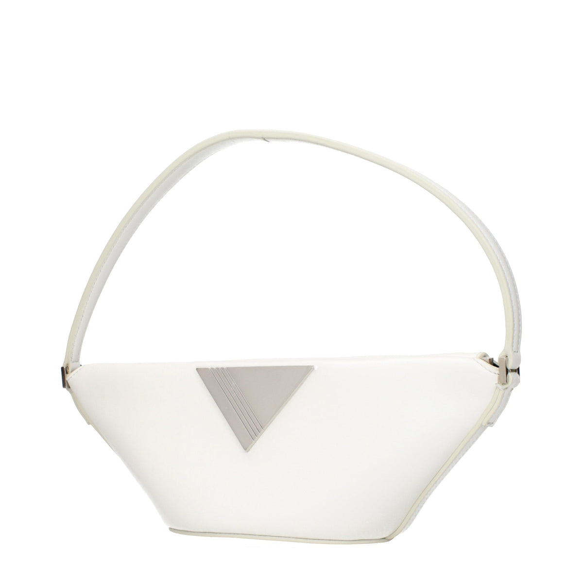 The Attico White Leather Handbag - Timeless Luxury Redefined